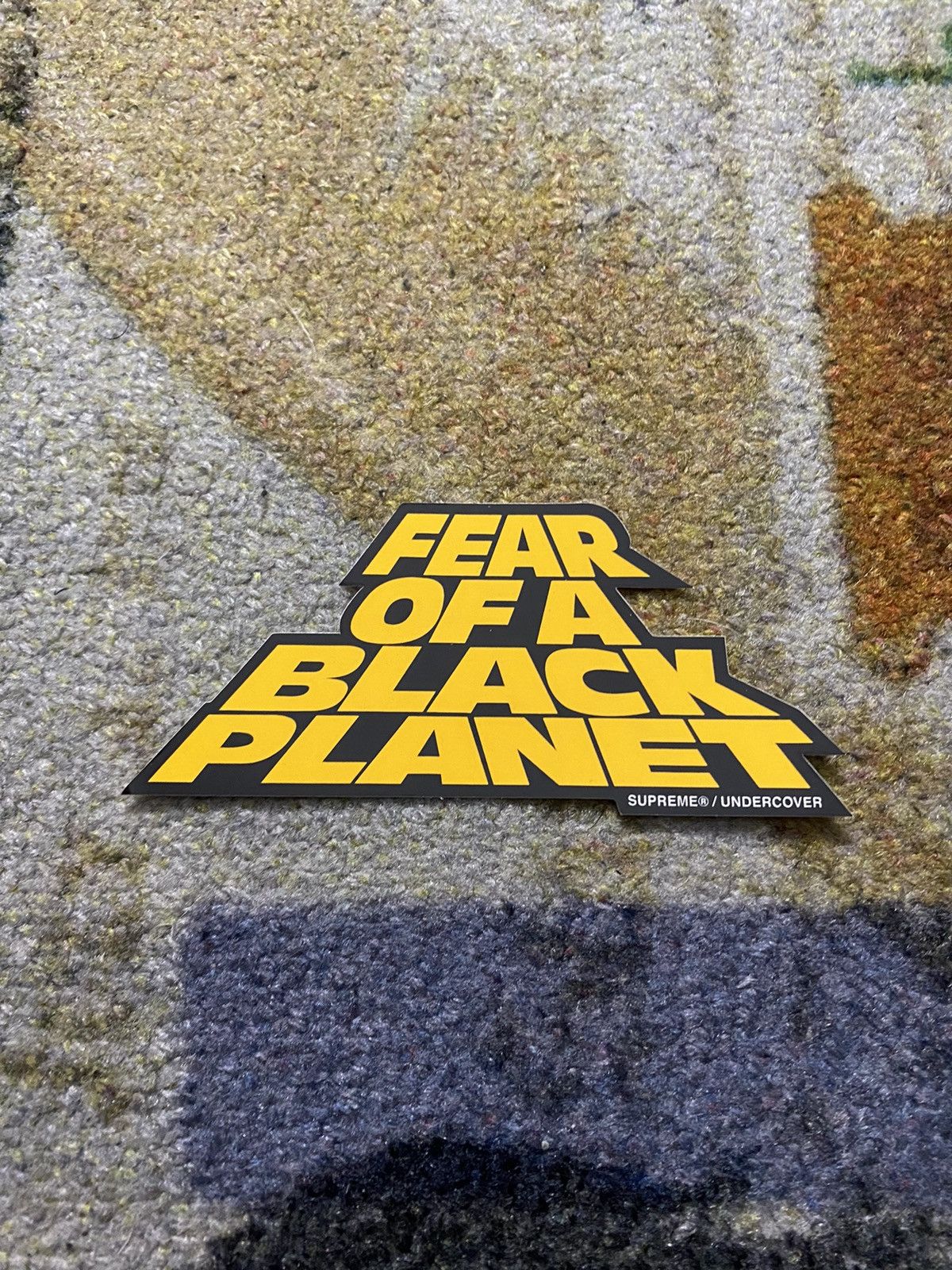 Supreme Supreme Undercover Fear of a Black Planet Sticker Grailed