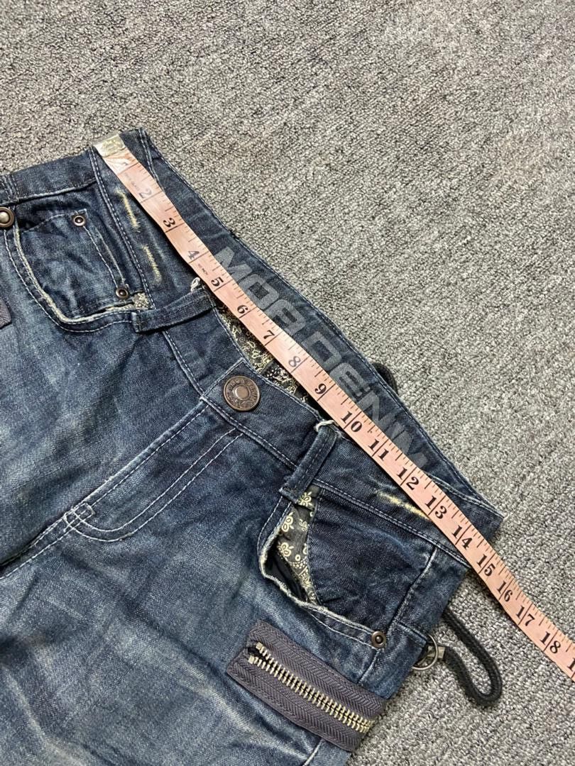 Japanese Brand MOA Denim Brand Zipper Punk Style Tailored Jeans (197) Size US 29 - 9 Thumbnail