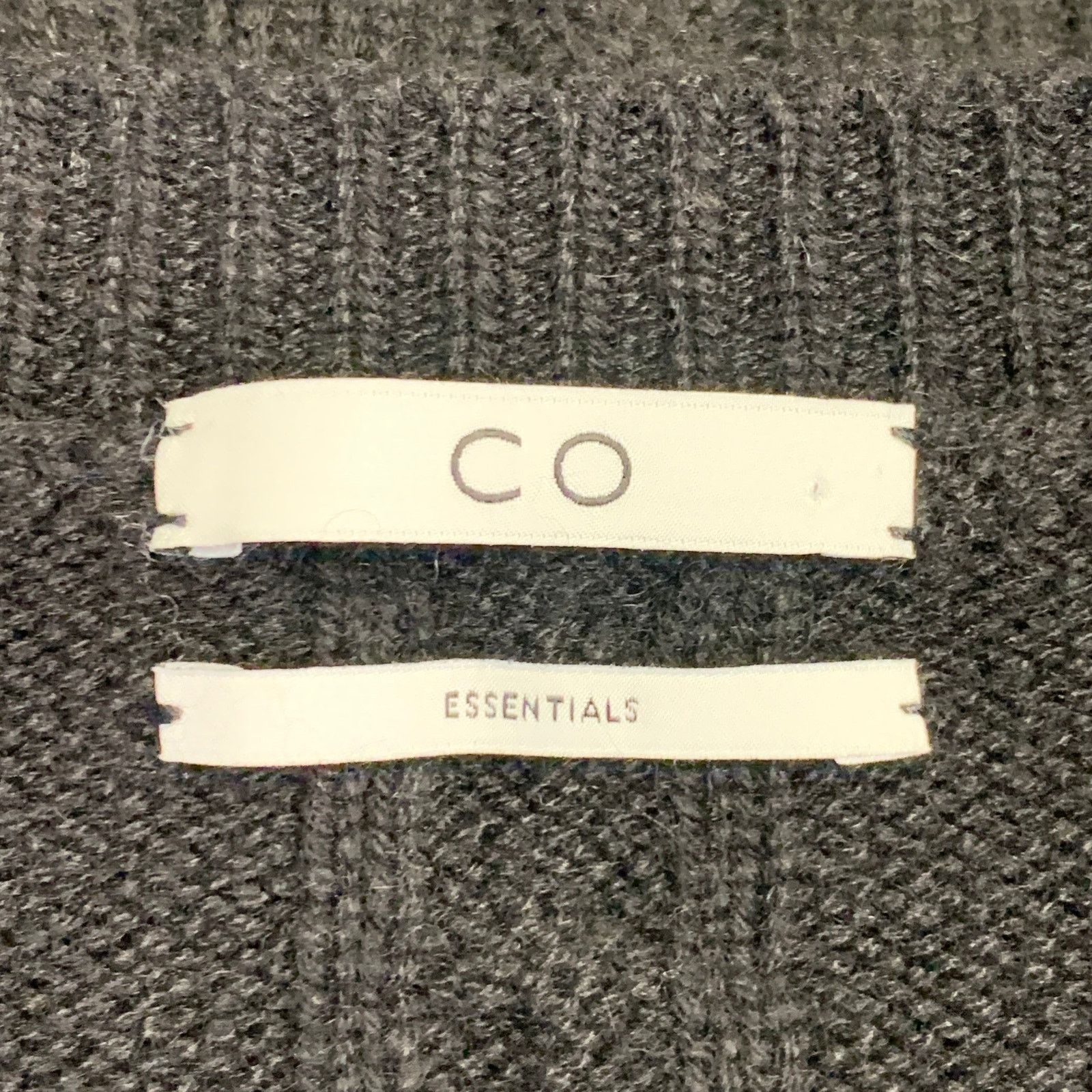 CO CO Size L Black Cashmere Cable Knit Oversized Cardigan Size L / US 10 / IT 46 - 4 Thumbnail