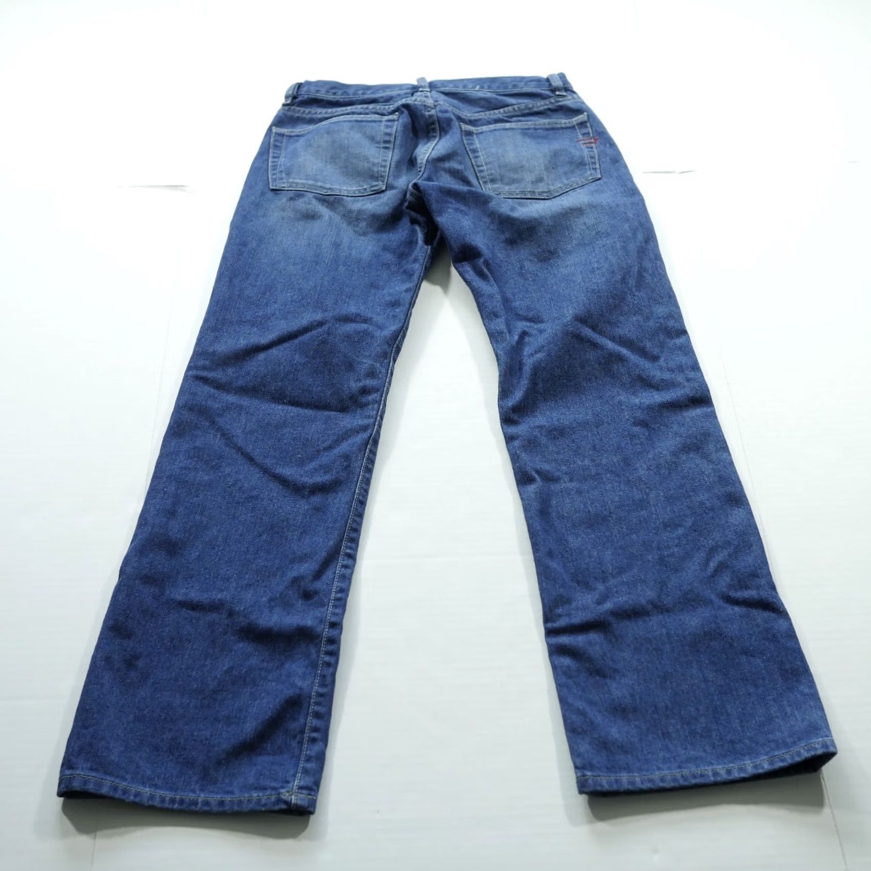 Diesel Diesel Jeans Mens 30 Regular Blue Denim Dark Distressed 5-Pocket Logo Made in Italy Shoes? Size US 30 / EU 46 - 4 Thumbnail
