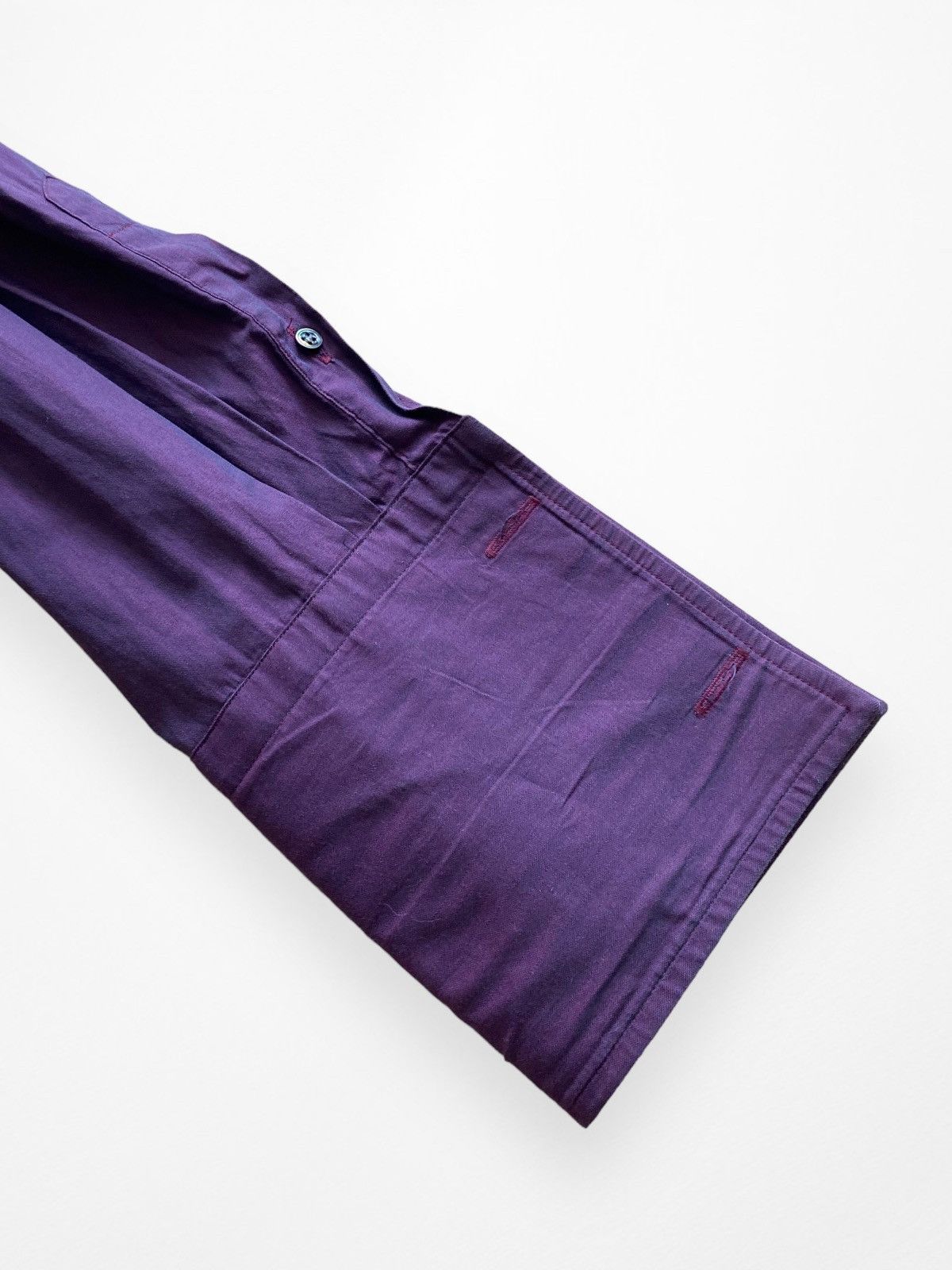 Canali Canali Vintage French Cuffs button up shirt 46/18 Size US XXL / EU 58 / 5 - 8 Thumbnail