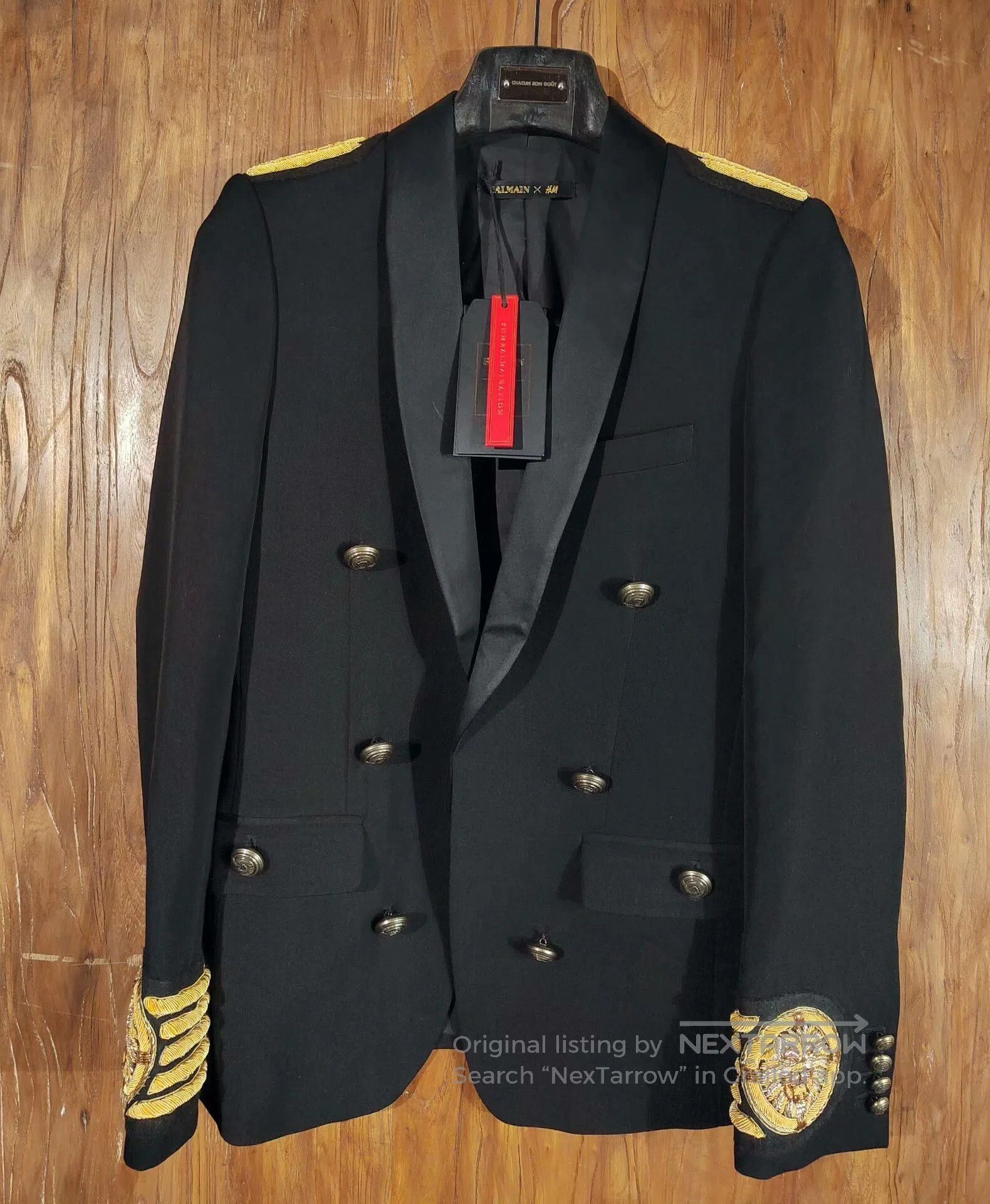 Balmain Balmain x H&M Double Breasted Blazer. Size US XS / EU 42 / 0 - 1 Thumbnail