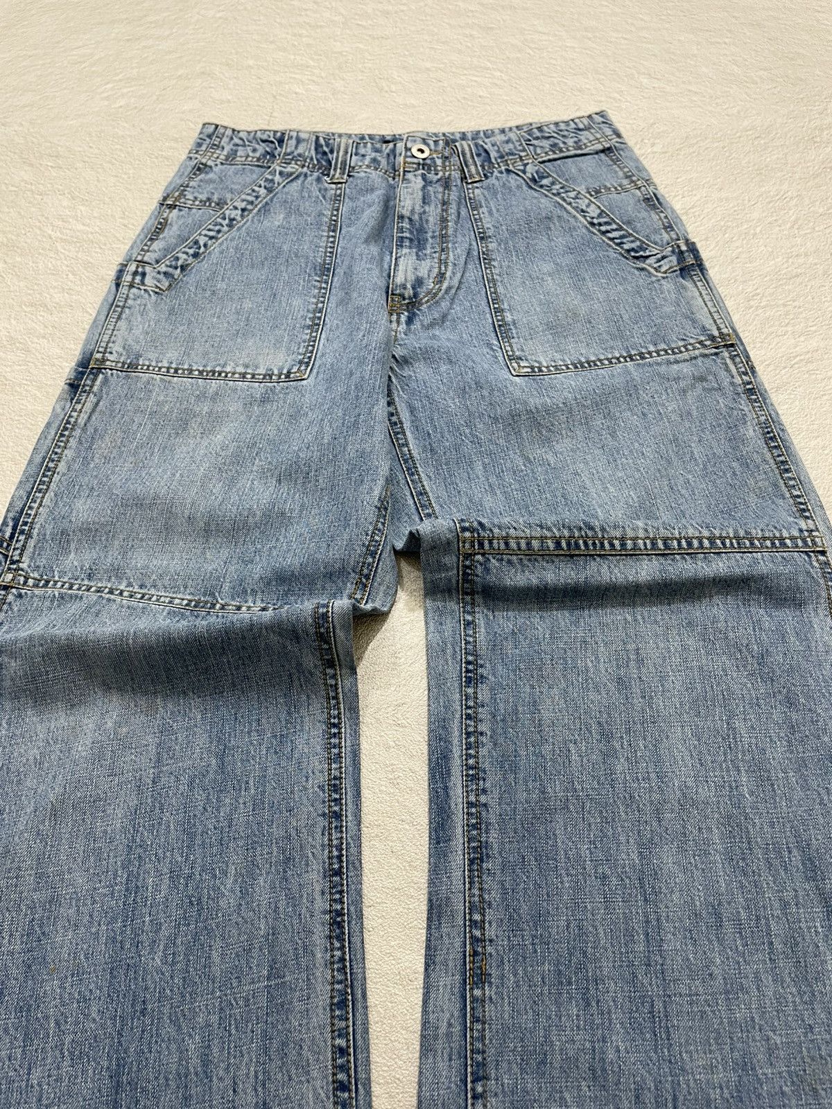If Six Was Nine 2000s Countdown Light Blue Jeans Y2K Size US 30 / EU 46 - 2 Thumbnail