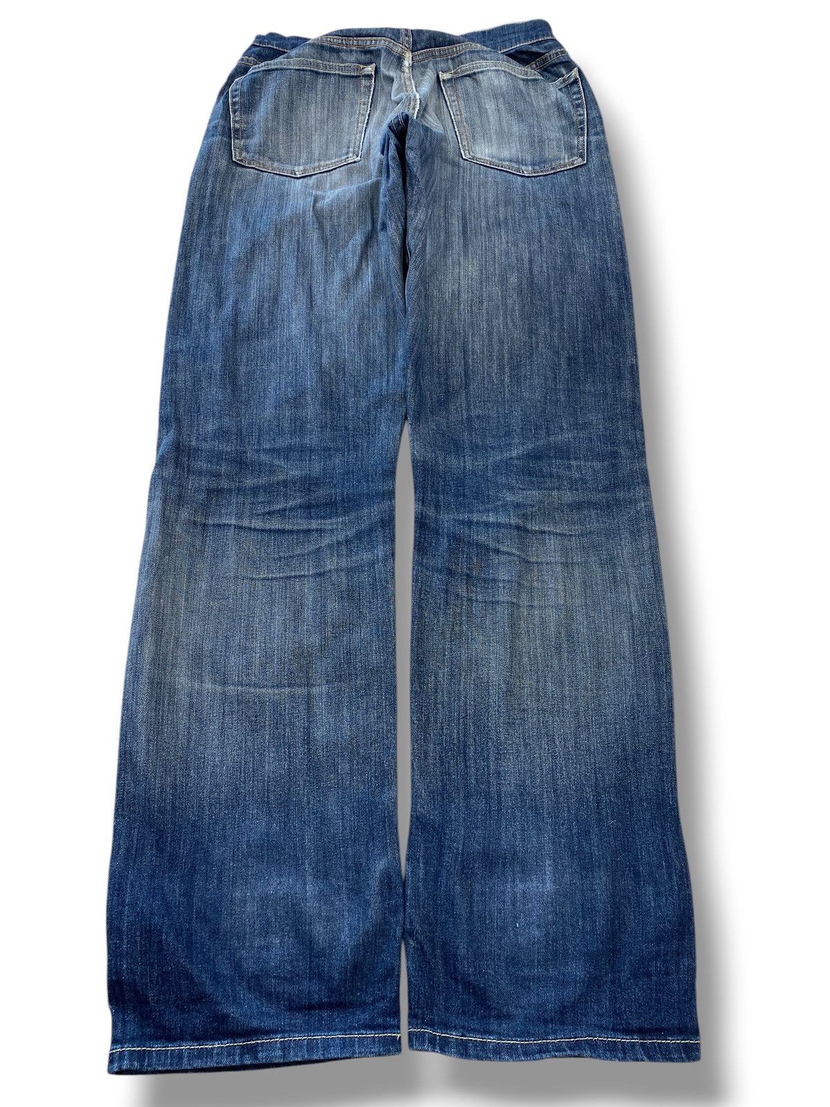 Japanese Brand Japanase Brand Faded Blue Wash Style Straight Leg Jeans Size US 28 / EU 44 - 3 Thumbnail