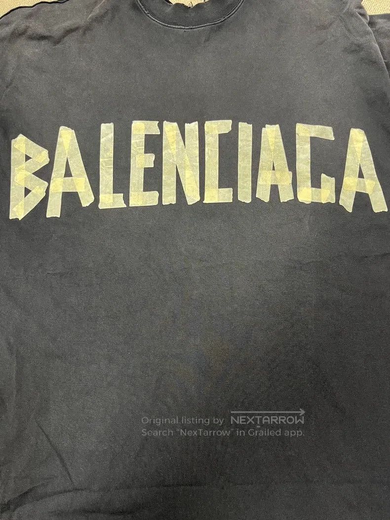 Balenciaga Balenciaga Tape 3B Combination Patchwork Water Wash Destro Size US L / EU 52-54 / 3 - 3 Thumbnail