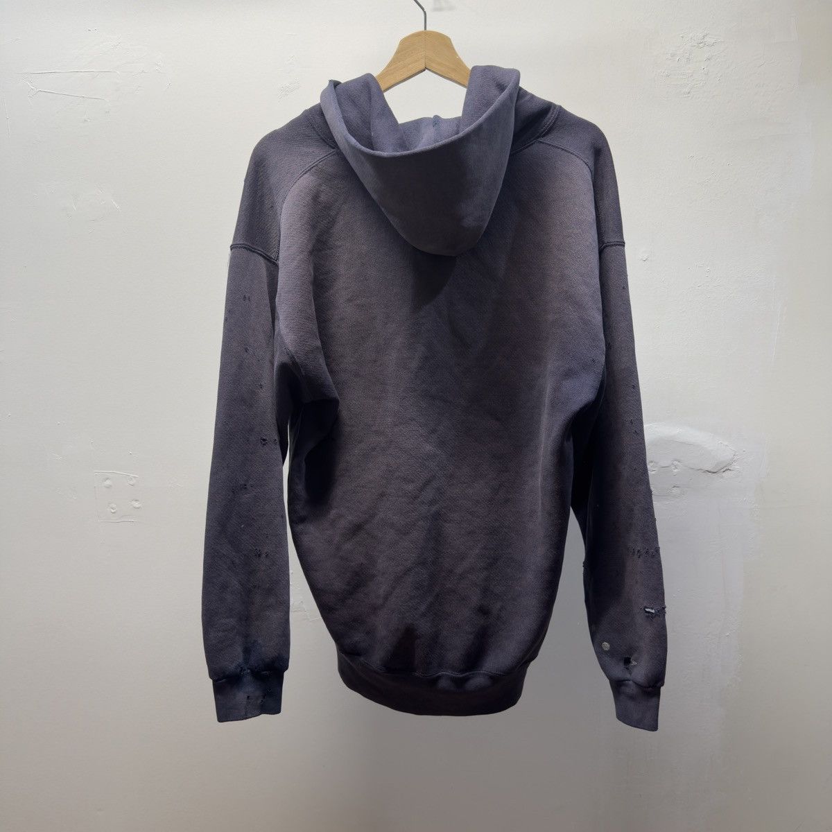 Vintage 90s Thrashed Faded Distressed Zip Hoodie ERD Grunge Chrome Size US XL / EU 56 / 4 - 14 Thumbnail