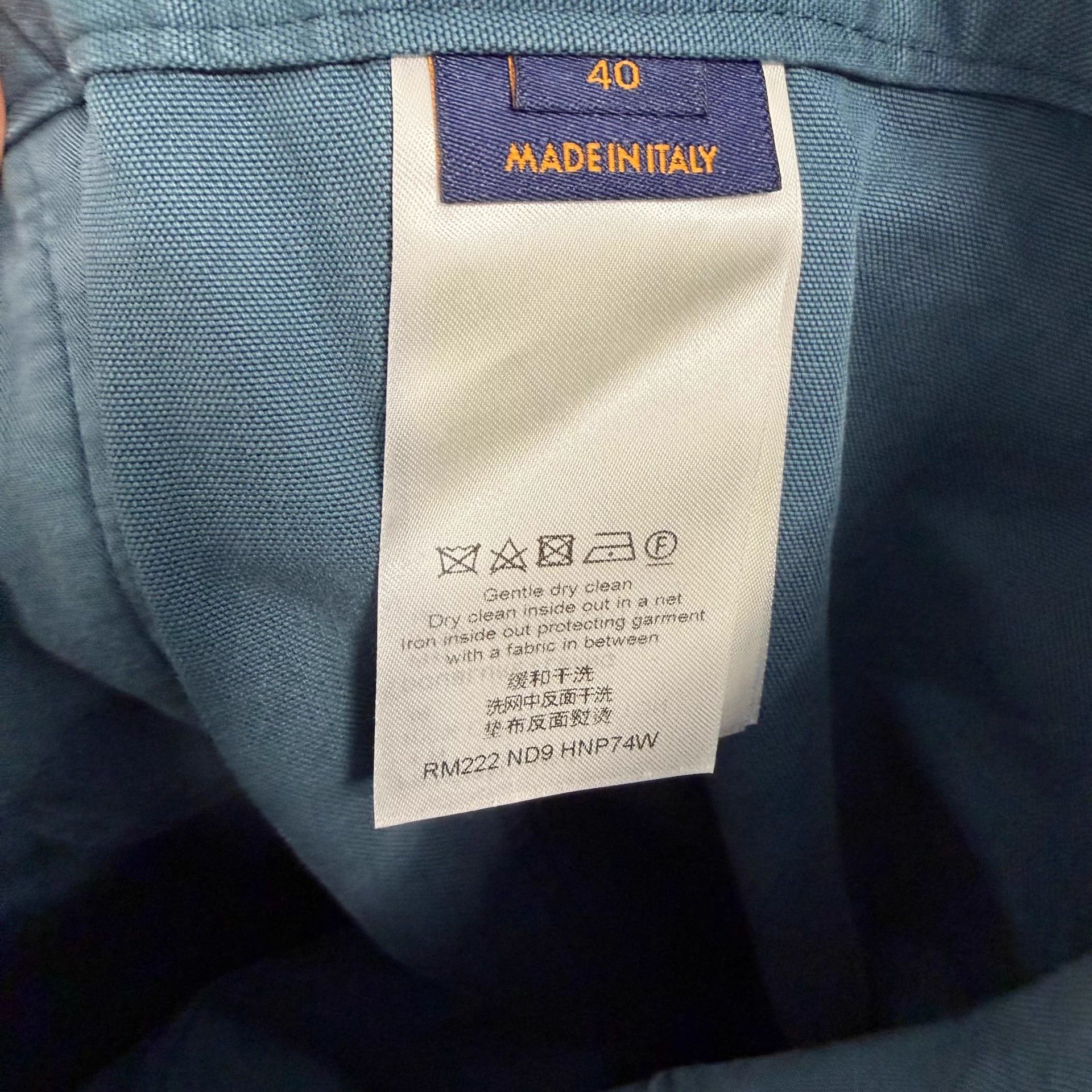 Louis Vuitton LOUIS VUITTON SS23 Plain Patch-Pocket Straight Men's Navy Size US 26 / EU 42 - 8 Thumbnail