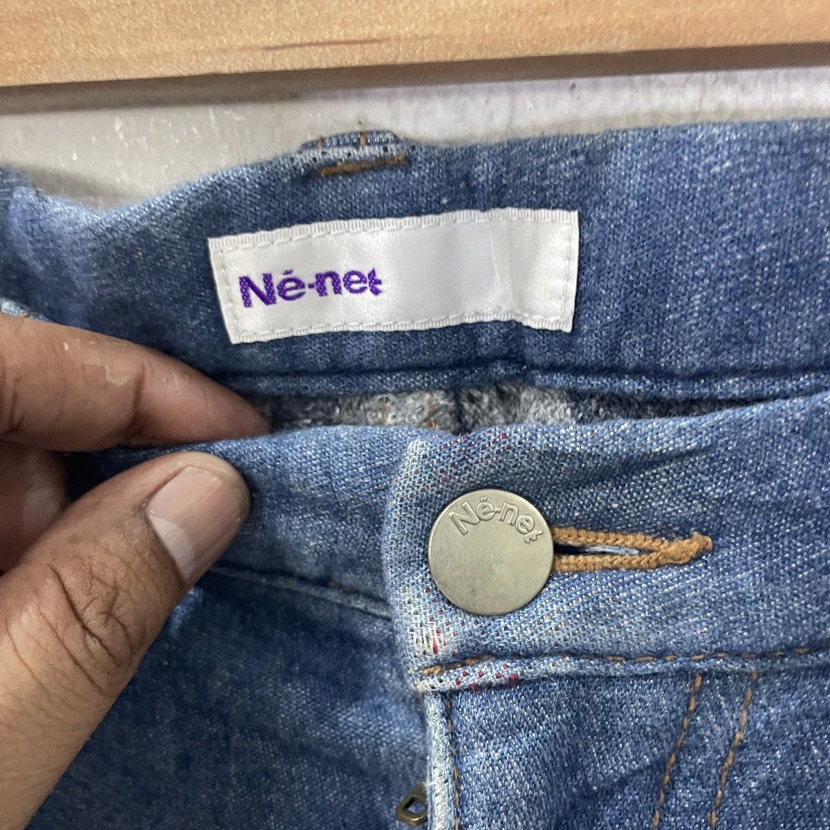 Issey Miyake Vintage Ne-net By Issey Miyake Unisex Denim Size US 33 - 5 Thumbnail