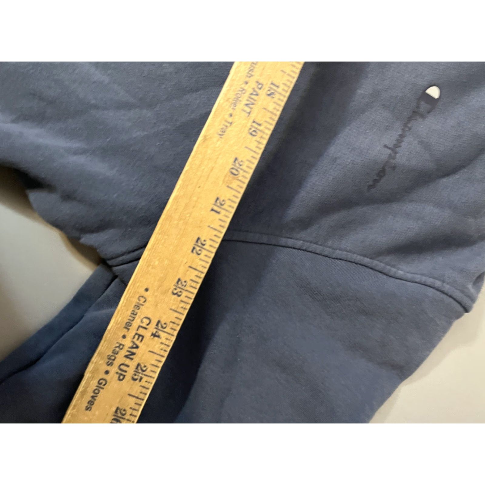 Champion Champion Hoodie Mens 2XL Blue Logo Embroidered Hooded 2XL Pullover Fleece Gym & Training Logo Size US XXL / EU 58 / 5 - 7 Thumbnail
