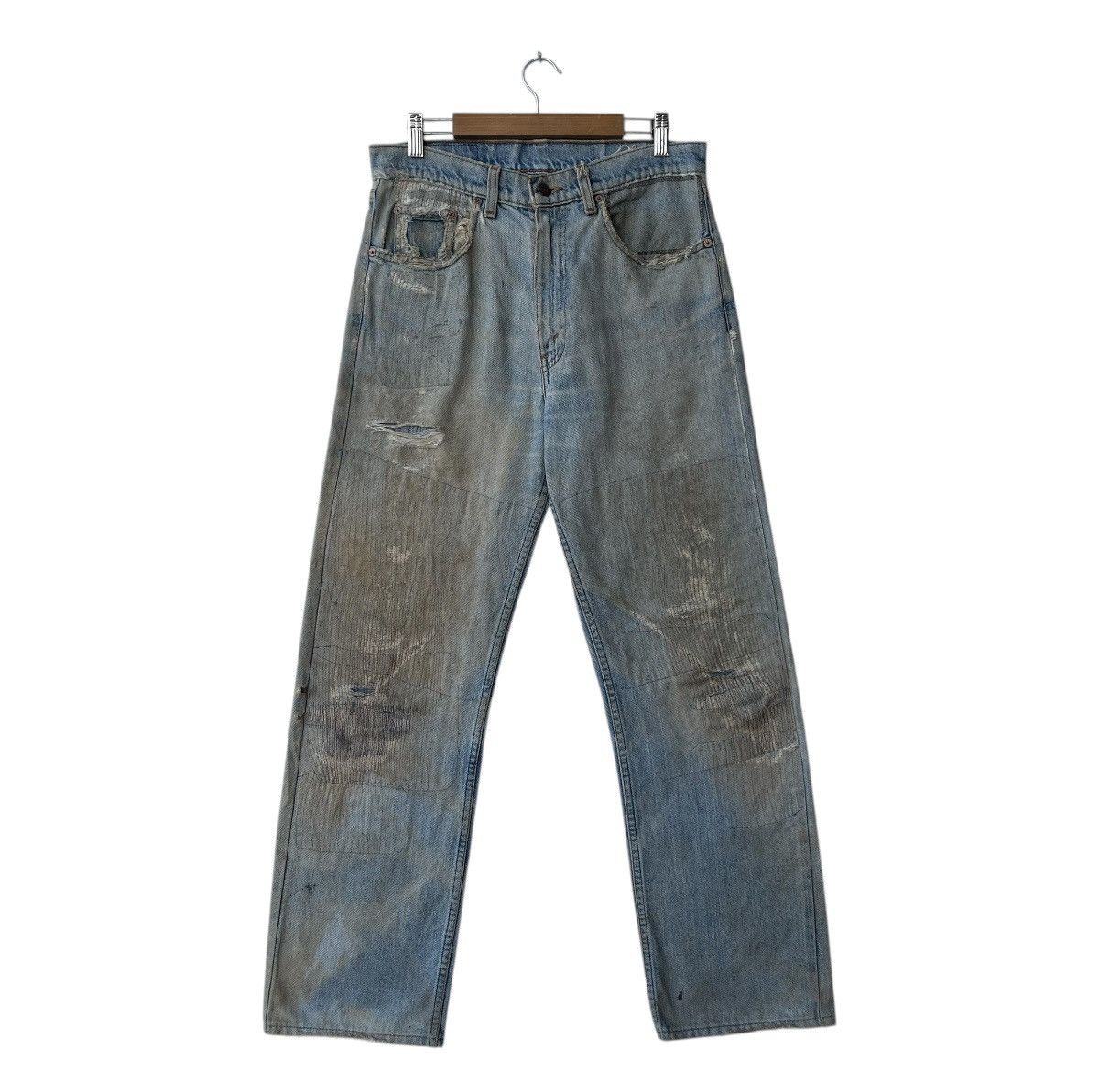 Levi's Vintage Levi’s 509 Reworked Anime Pop-Art Boro Sashiko Denim Size US 31 - 1 Thumbnail