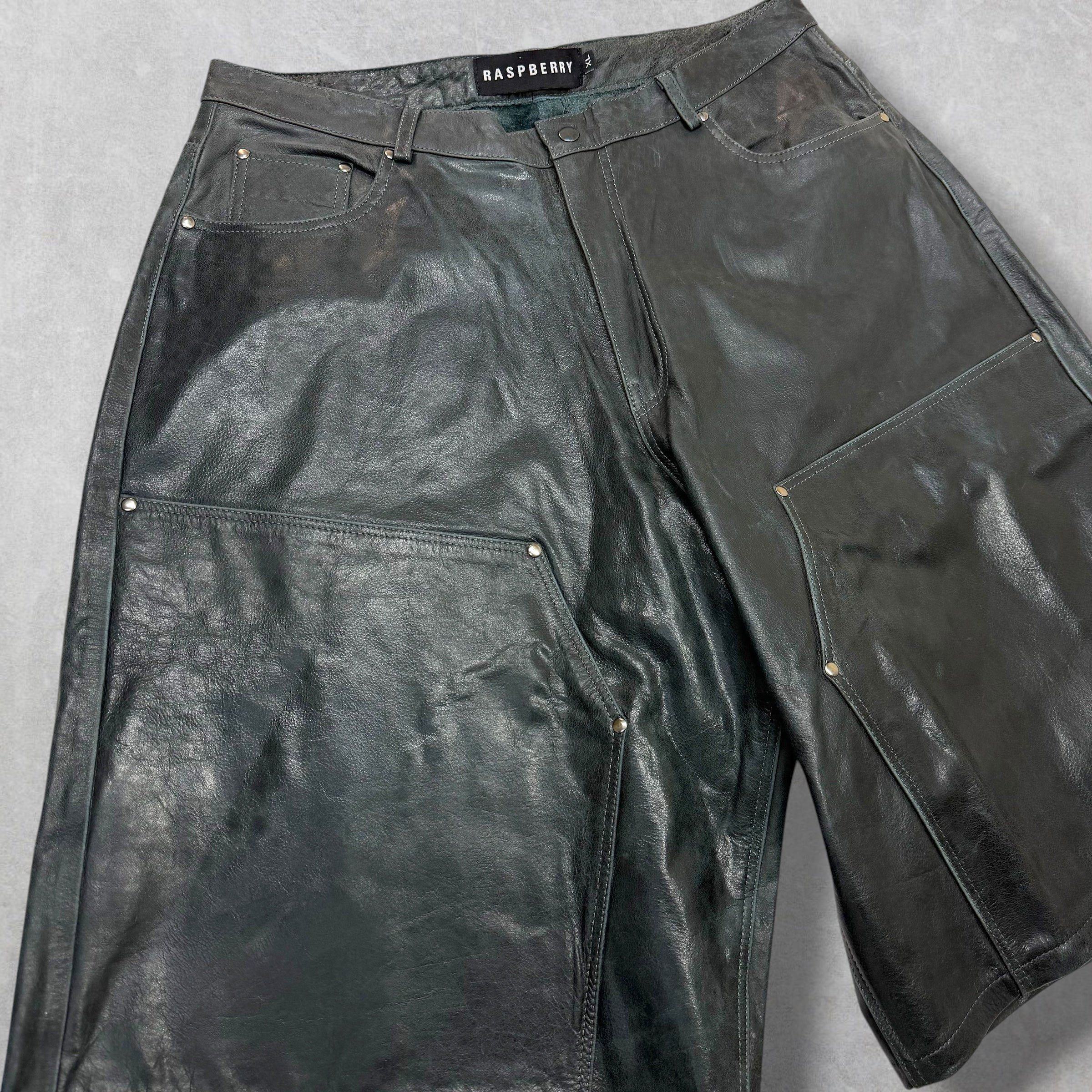 The GV Gallery GV Gallery Raspberry Hills Black Leather Shorts XL Size US 40 / EU 56 - 2 Thumbnail