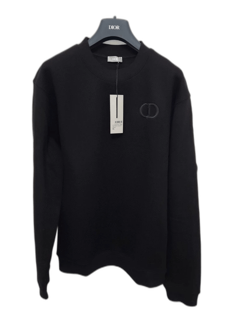 Dior DIOR CD Embroidered Sweatshirt Black Size US L / EU 52-54 / 3 - 1 Thumbnail