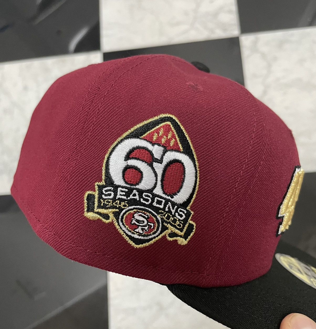 New Era 🔥 49ers fitted hat size 7 Size ONE SIZE - 2 Thumbnail