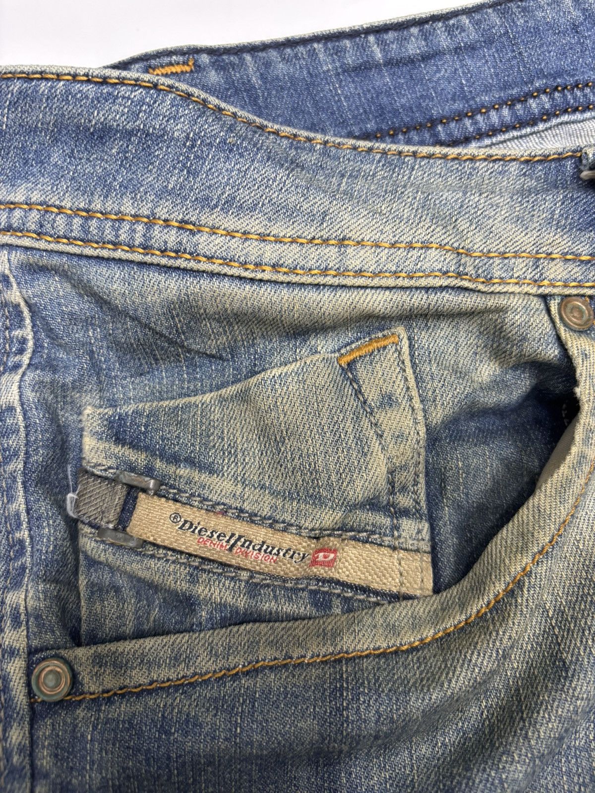 Kapital 🔥DIESEL EARTHY MUD WASH RUSTY DARRON SLIM TAPERED JEANS Size US 34 / EU 50 - 9 Thumbnail