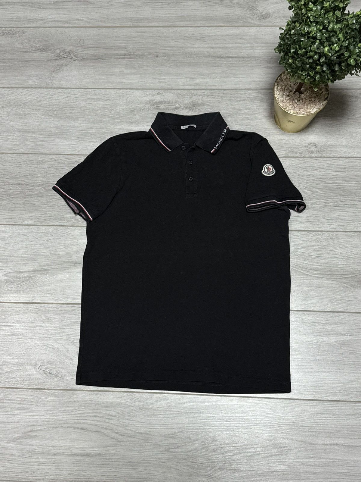 Moncler Moncler logo shirt polo buttons Size US M / EU 48-50 / 2 - 3 Thumbnail