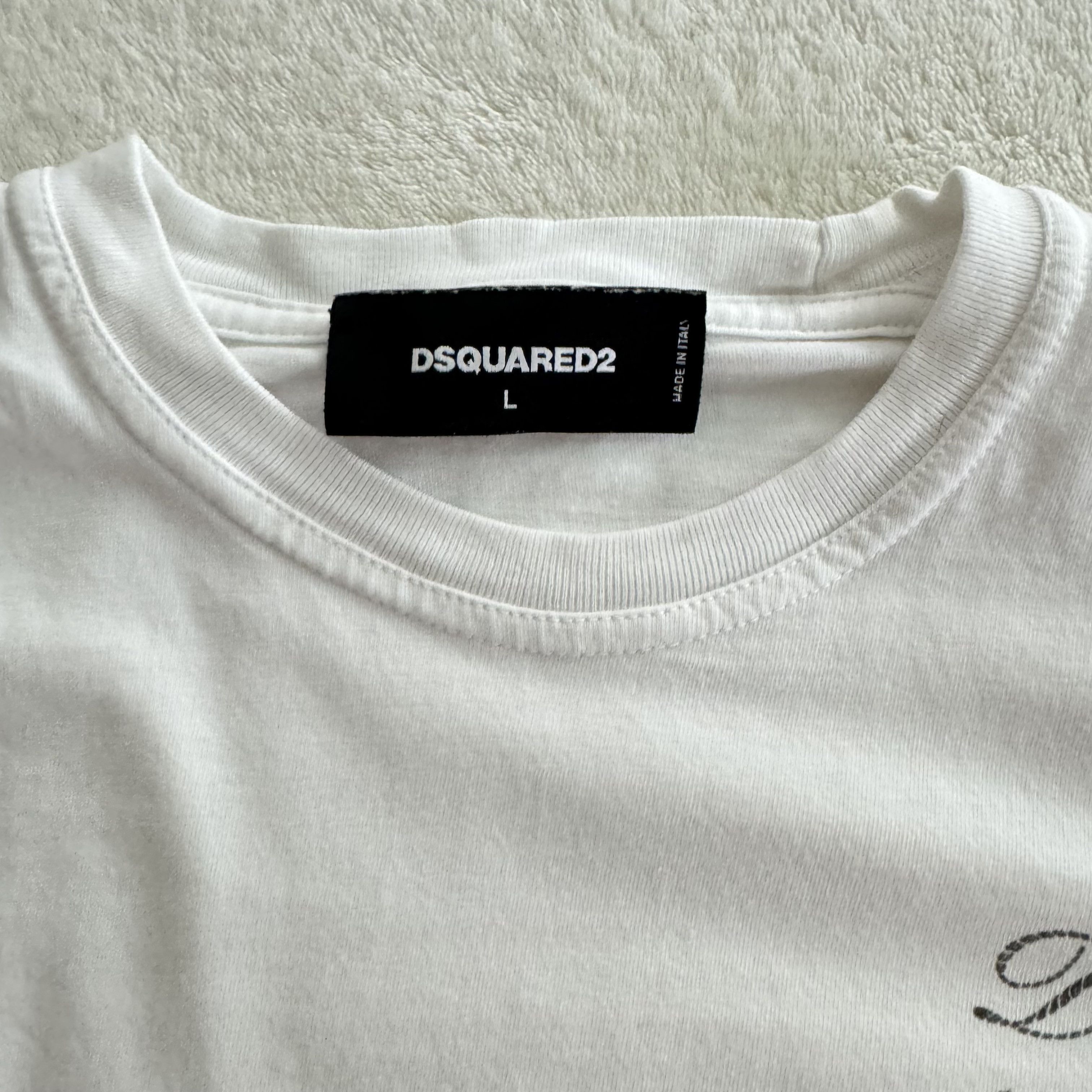 Dsquared2 Dsquared2 D2 Cowboy Rodeo Graphic Tee – L – Made in Italy Size US L / EU 52-54 / 3 - 2 Thumbnail