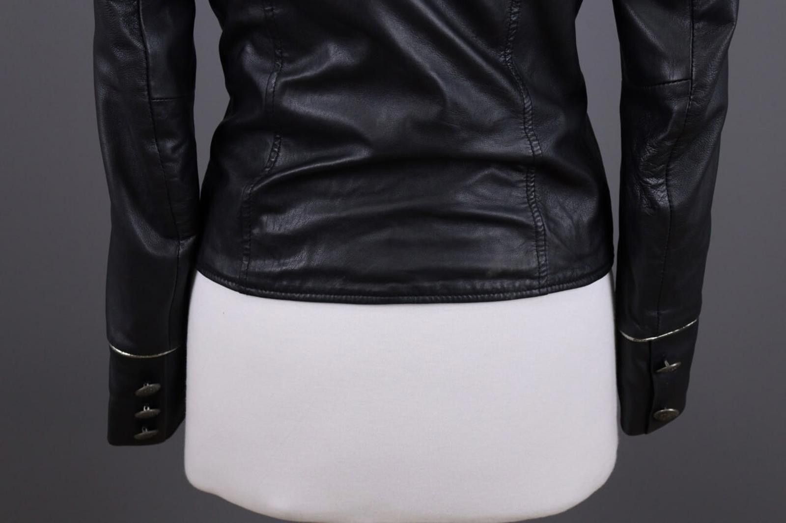 Other Maje Black Double Breast Button Leather Jacket Size 46 Size M / US 6-8 / IT 42-44 - 10 Thumbnail