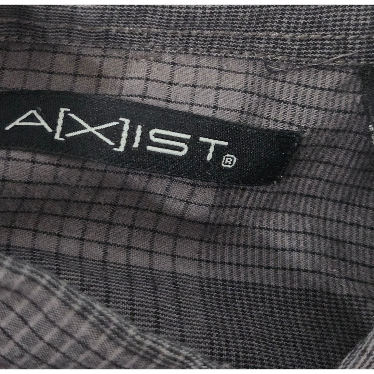 Axist Axist Black Gray Plaid Button Up Men's Shirt Medium Size US M / EU 48-50 / 2 - 3 Thumbnail