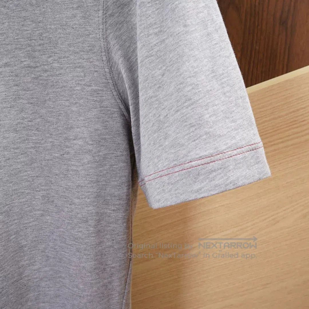 Brunello Cucinelli Brunello Cucinelli Gray Short Sleeve T. Size US M / EU 48-50 / 2 - 5 Thumbnail