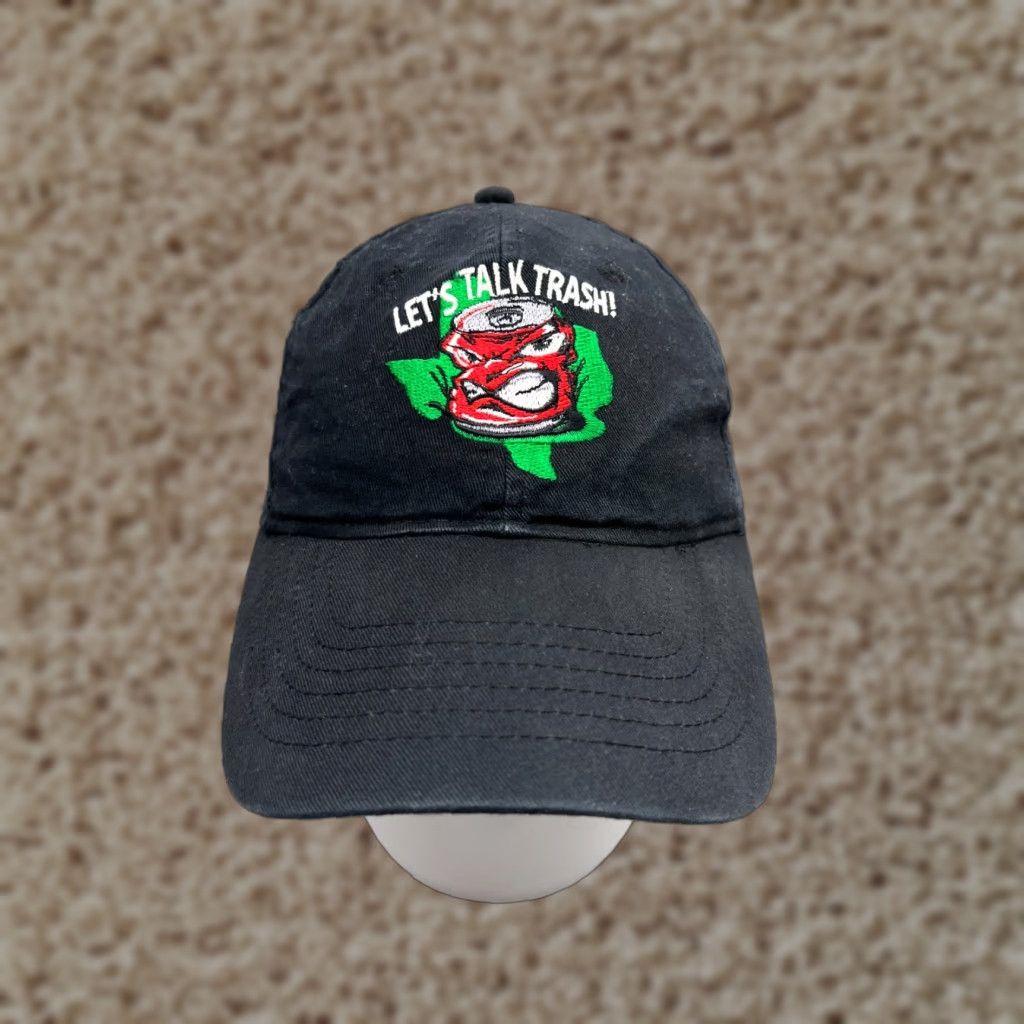 Vintage Headshot Hat Cap Adjustable One Size Black Polyester Blend - Classic Baseball Cap - Unisex Adults - Outdoor Logo - Casual Wear Size ONE SIZE - 1 Thumbnail