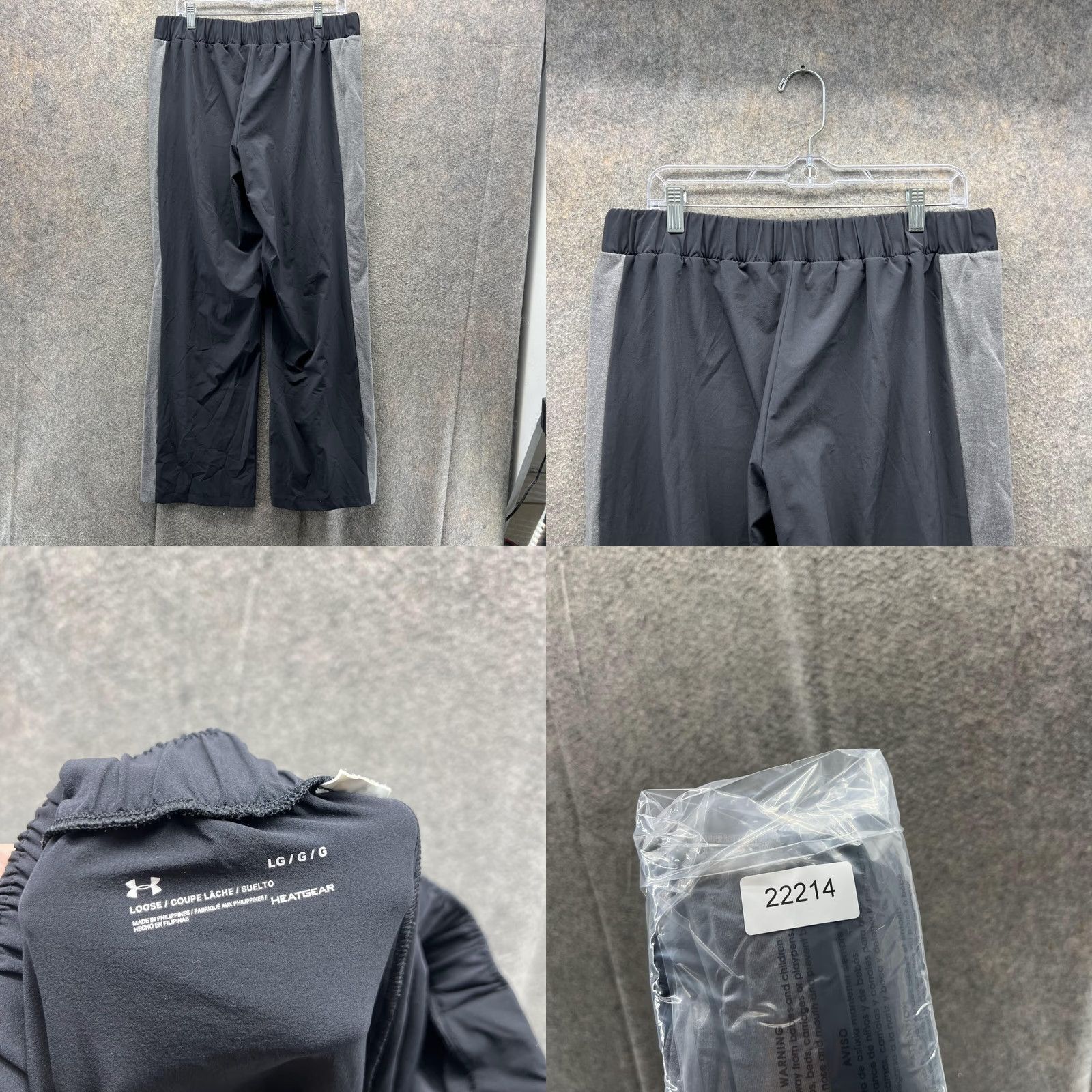Under Armour Under Armour Pants Women Large Black Athletic Stretch Heatgear Loose Fit UA Pants Size 36" / US 14 / IT 50 - 8 Thumbnail