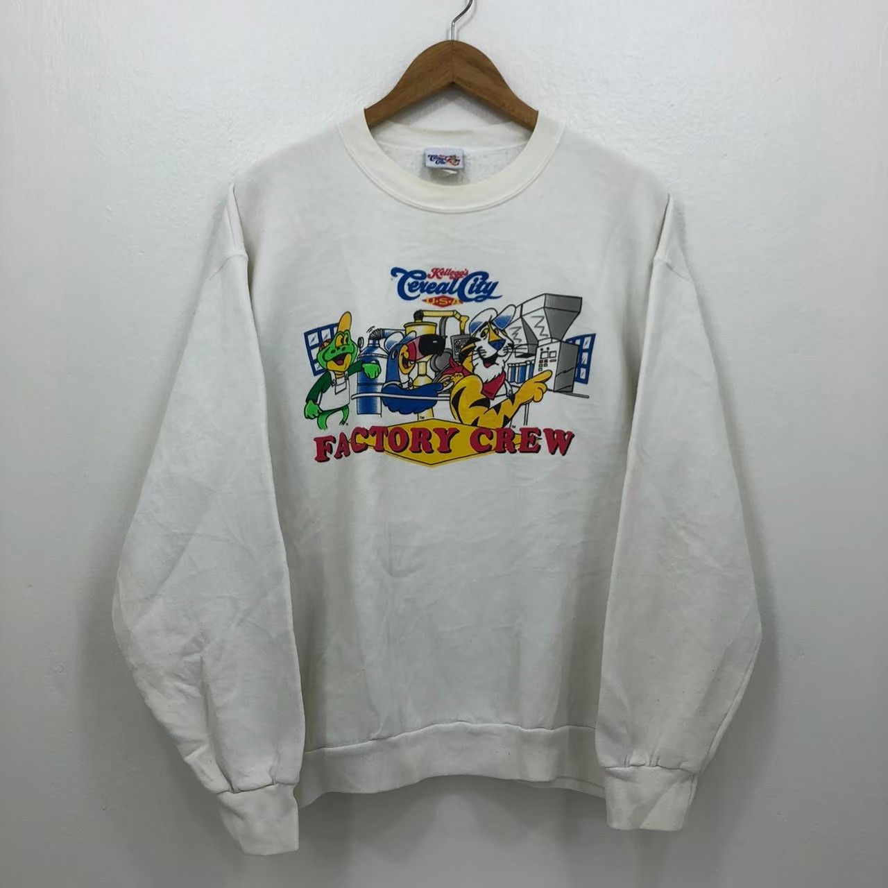 Vintage Vintage 90's Tony The Tiger Kellogg sweater Cereal City BN Size US M / EU 48-50 / 2 - 2 Thumbnail