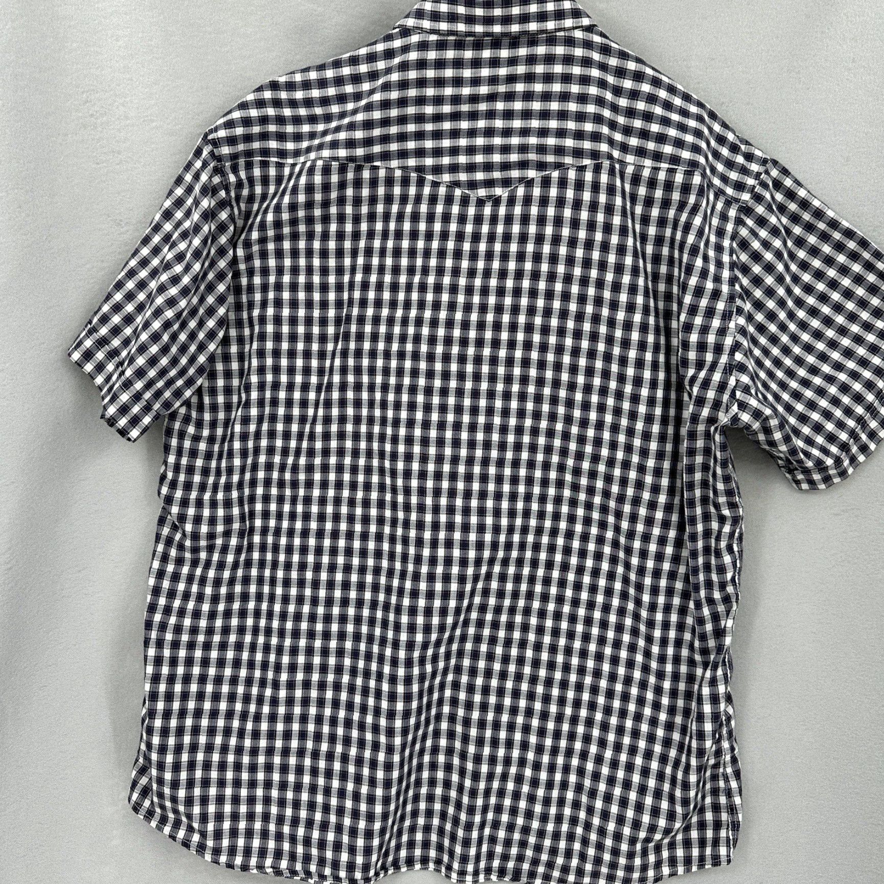 Vintage VINTAGE Panhandle Slim Pearl Snap Shirt Mens XL Rodeo Cowboy Plaid Western Blue Gingham Size US XL / EU 56 / 4 - 5 Thumbnail