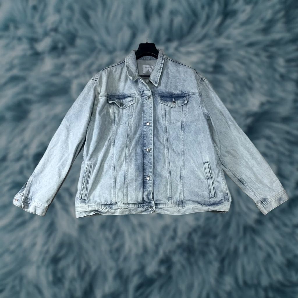 Old Navy Old Navy American Flag Denim Jacket Boyfriend Acid Wash Women’s 2XL Tall Size XXL / US 16-18 / IT 52-54 - 1 Thumbnail