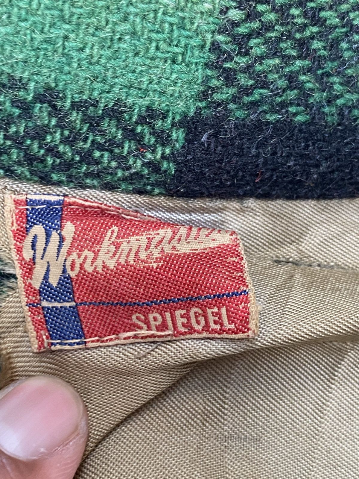 Vintage Vtg Spiegel Workmaster Wool Jacket Plaid– Made in USA Size US L / EU 52-54 / 3 - 13 Thumbnail
