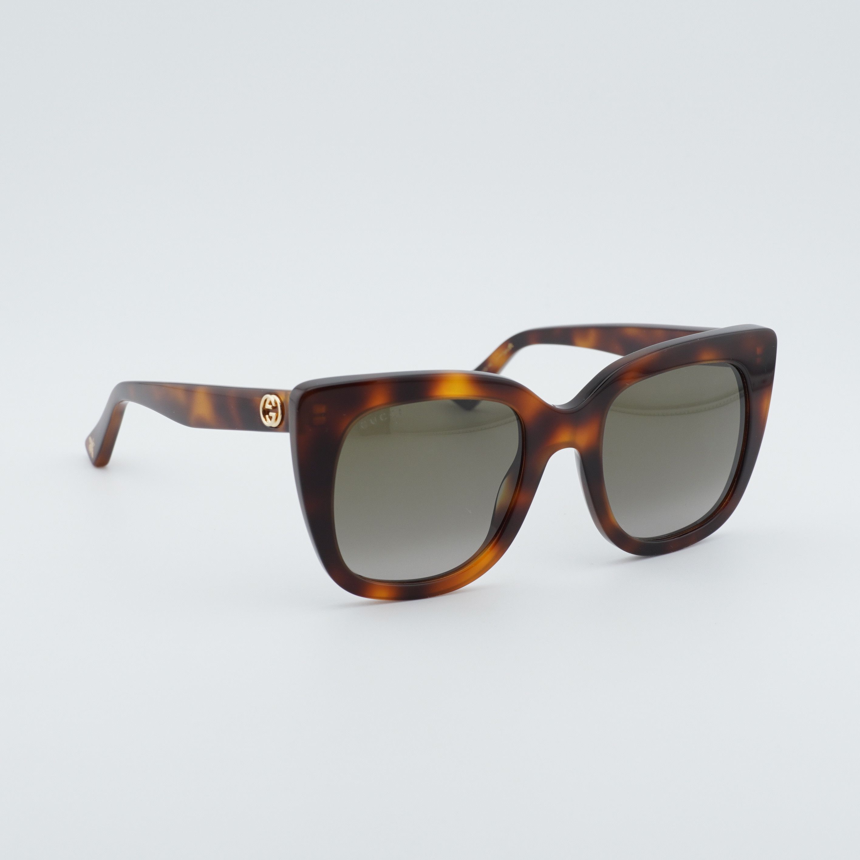 Gucci Gucci GG0163S 002 Women Sunglasses Havana Square Frame Size ONE SIZE - 6 Thumbnail