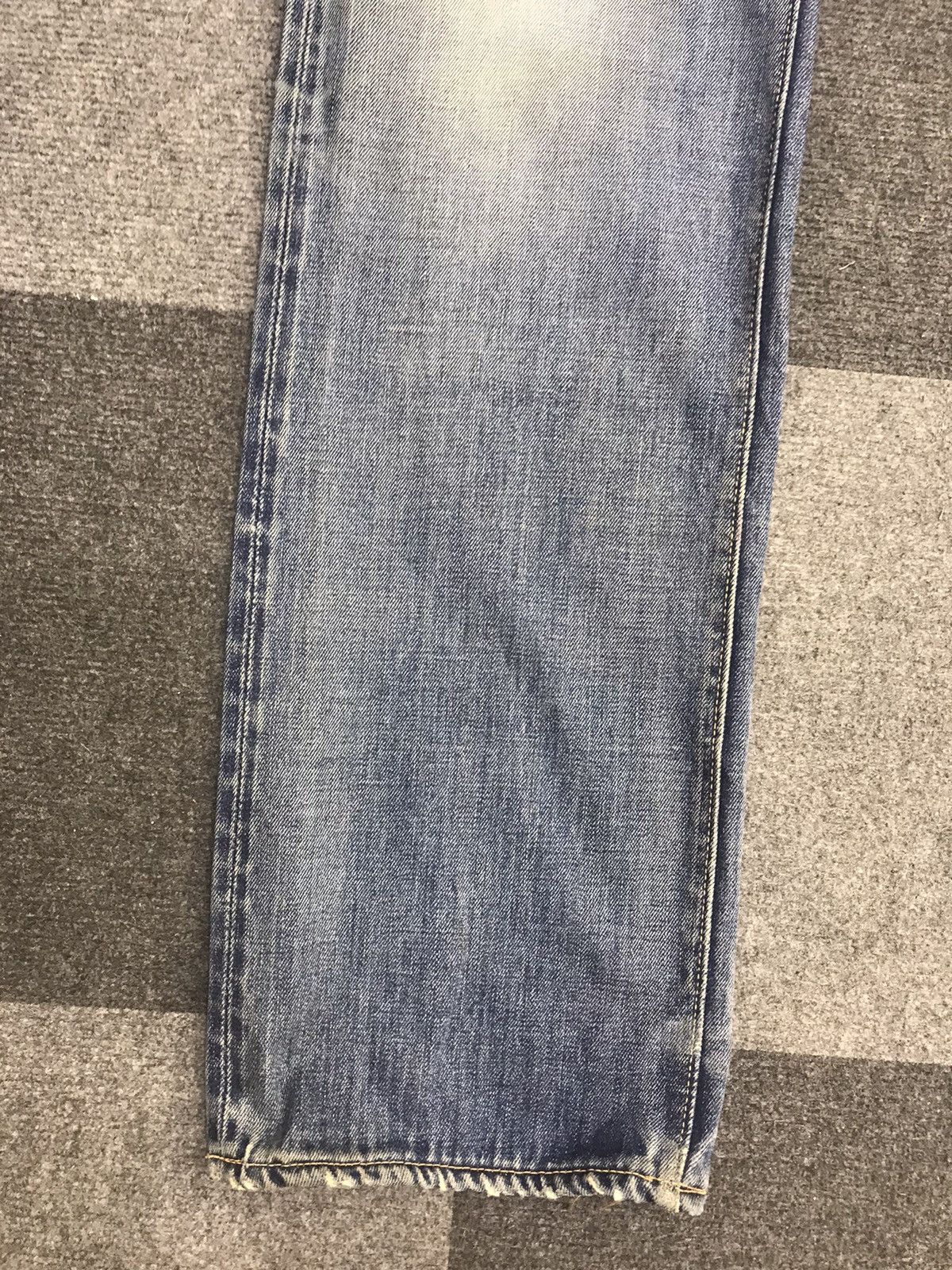 Japanese Brand fin&Sons Japan Distressed Redline Selvedge Jeans Size US 34 / EU 50 - 9 Thumbnail