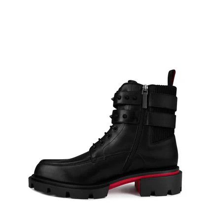 Christian Louboutin o1s1wg110924 Our Fight Flat Boots in Black Size US 10 / EU 43 - 4 Thumbnail