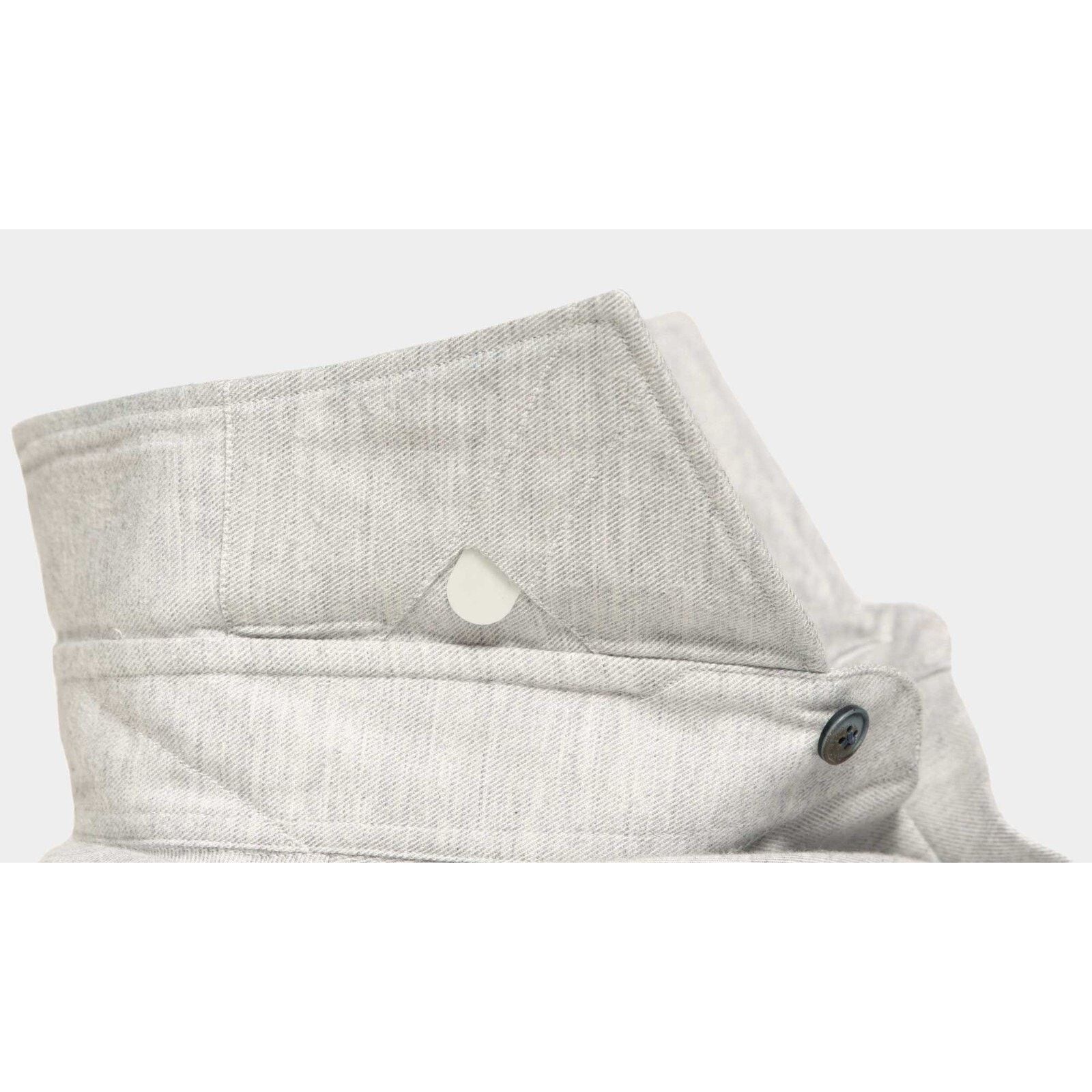 Mazzarelli NWT MAZZARELLI LIGHT GRAY LIGHT FLANNEL SHIRT EU41/US16 Size US M / EU 48-50 / 2 - 5 Thumbnail