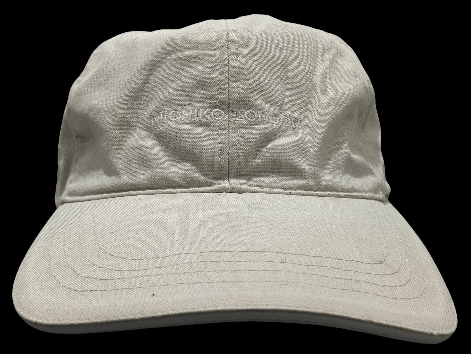 Japanese Brand × Michiko Koshino × Michiko Koshino London vtg Michiko Koshino London spell out logo Baseball Cap / Hat Size ONE SIZE - 3 Thumbnail