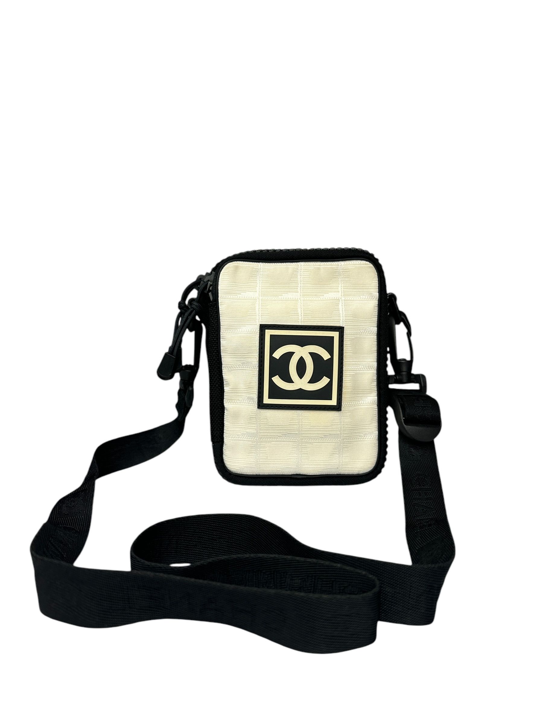 Chanel Sports Line White Crossbody Shoulder Bag