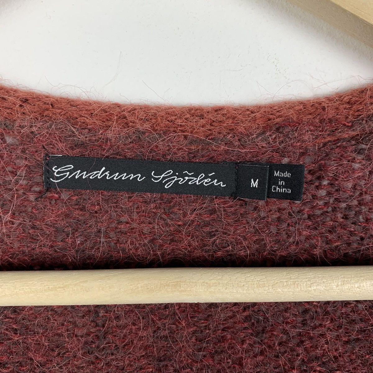 Gudrun Sjoden Gudrun Sjoden Knit Wool Open Cardigan Red Size M Size M / US 6-8 / IT 42-44 - 9 Thumbnail