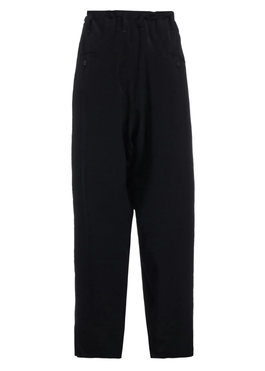 Yohji Yamamoto Yohji Yamamoto Pour Homme - Ta/TUXEDO FLAP SIDE TUCK PANTS Size US 30 / EU 46 - 14 Thumbnail