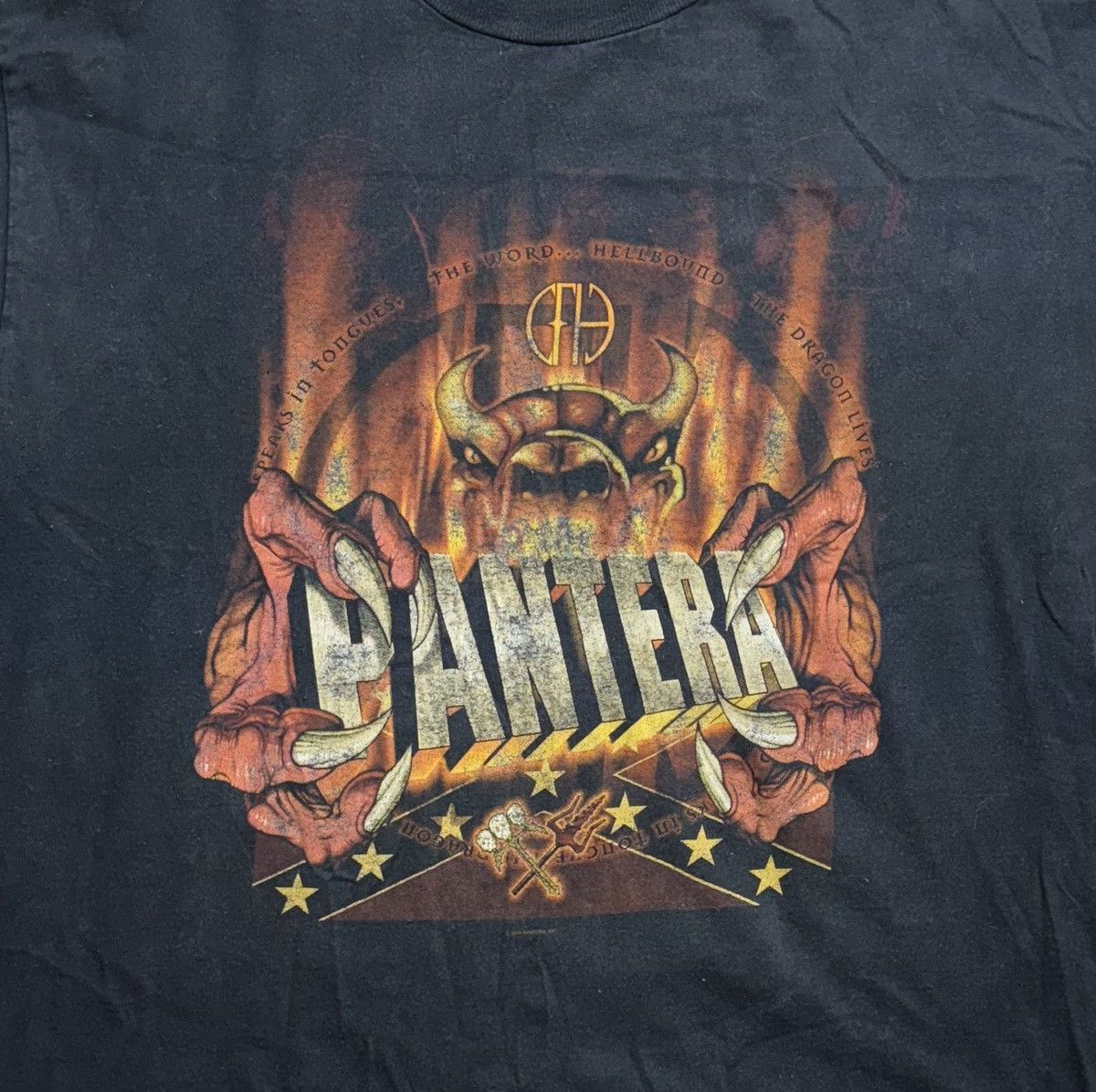 Vintage 2000 PANTERA Tour shirt HELLBOUND Winterland Doublesided Size US XL / EU 56 / 4 - 4 Thumbnail