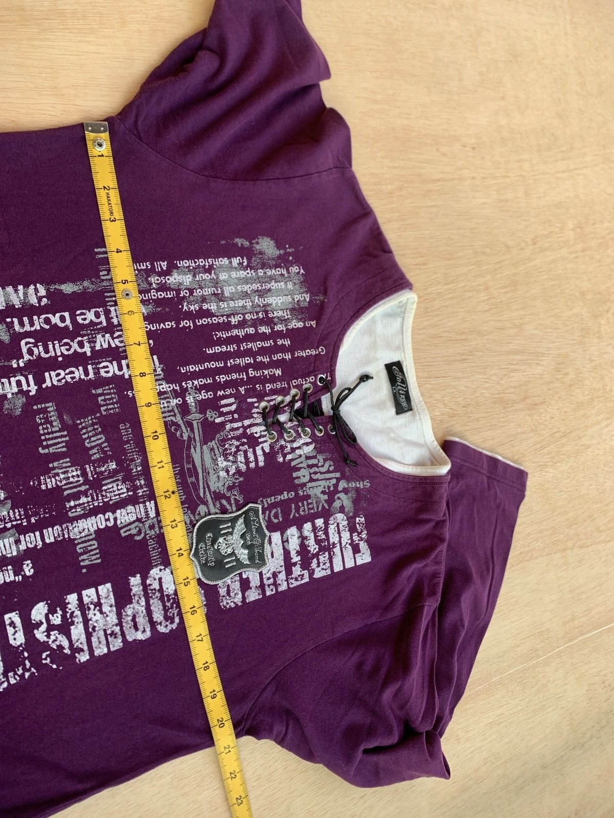 Hysteric Glamour × If Six Was Nine × Japanese Brand Y2k Ifsixwasnine Lgb style Poem Longsleeve Size US L / EU 52-54 / 3 - 8 Thumbnail
