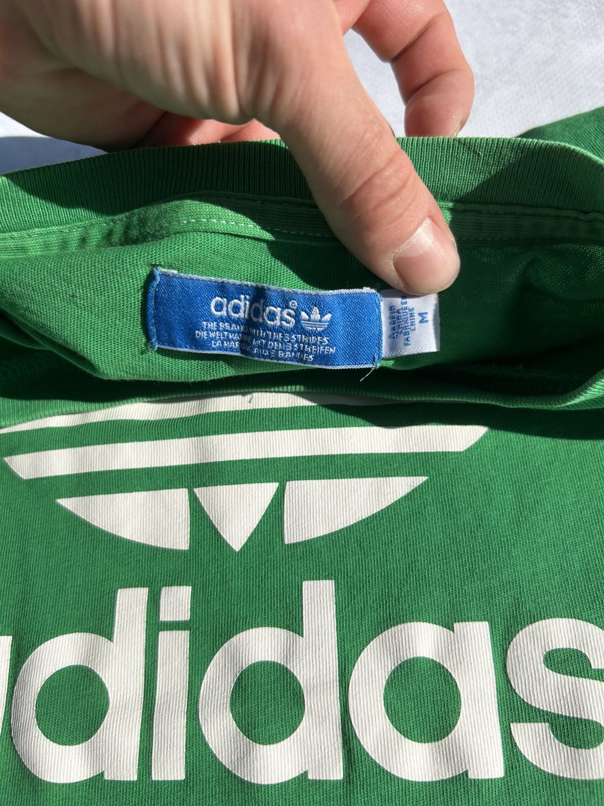 Adidas Adidas Originals T-Shirt Tee Big Trefoil Logo Chest Size M Size US M / EU 48-50 / 2 - 4 Thumbnail