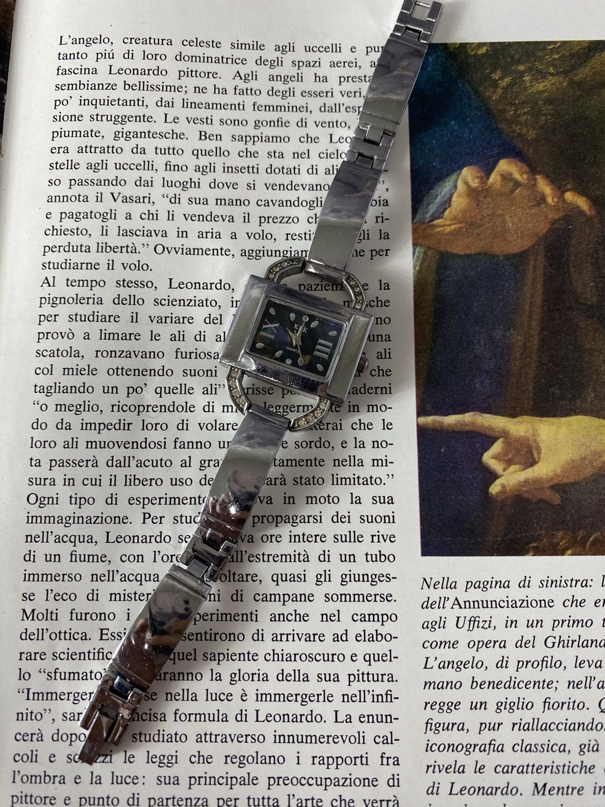 Japanese Brand Vintage Square Quartz Watch Women's Silver Bangle Style Size ONE SIZE - 1 Thumbnail
