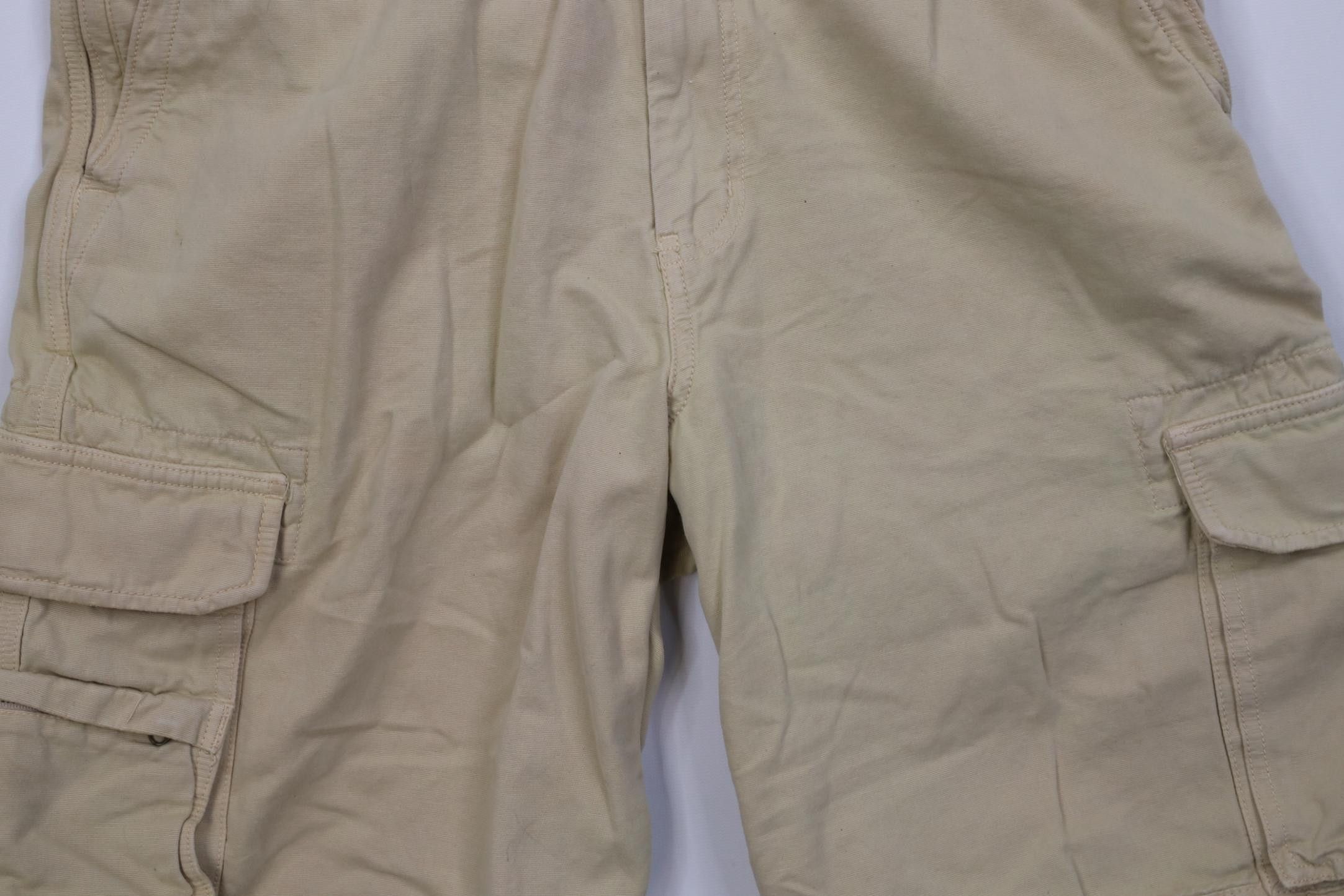 Lands' End Vintage 90s Y2K Lands End Heavyweight Surplus Cargo Shorts Size US 34 / EU 50 - 3 Thumbnail