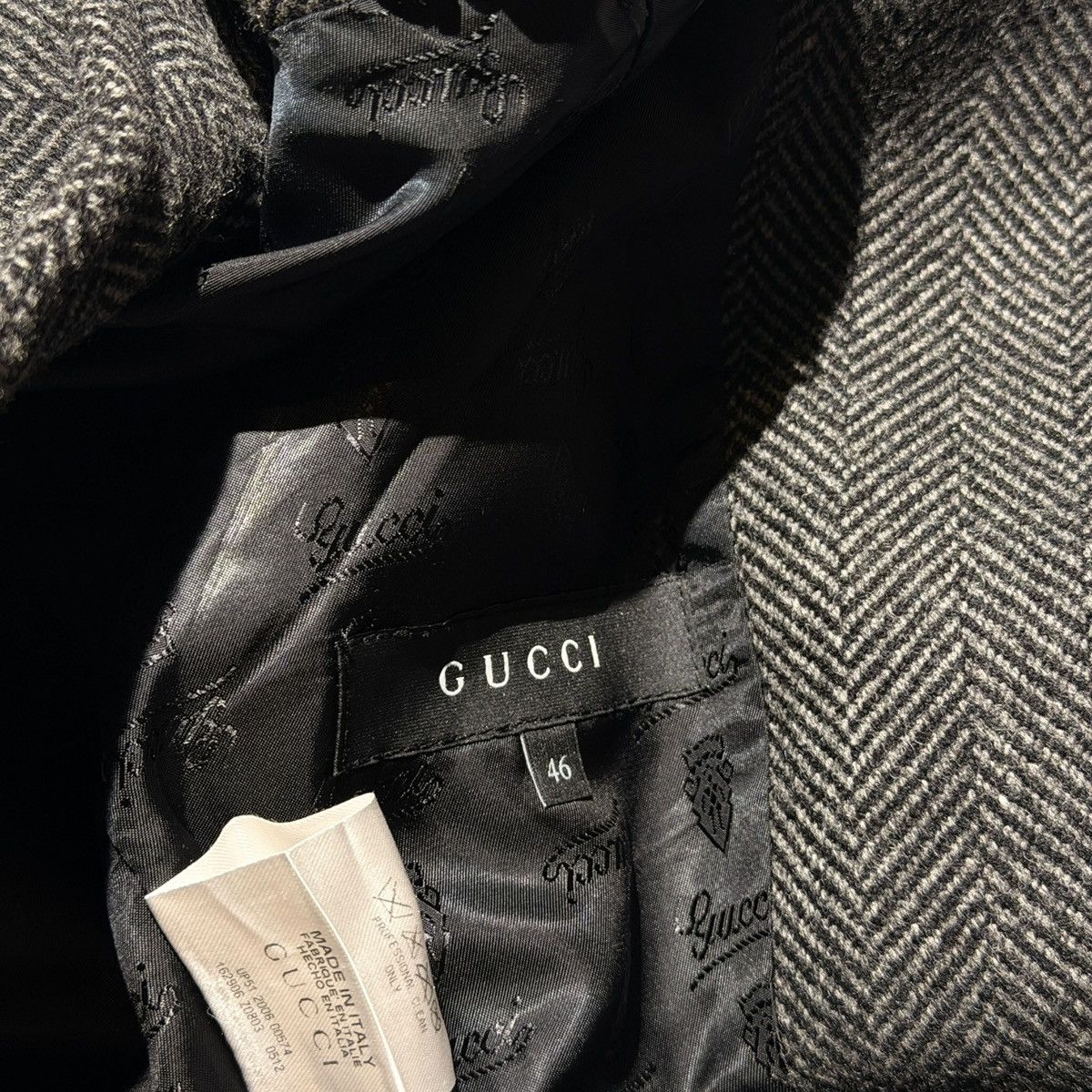 Gucci Archive Cashmere wool structured kacket Size US S / EU 44-46 / 1 - 3 Thumbnail
