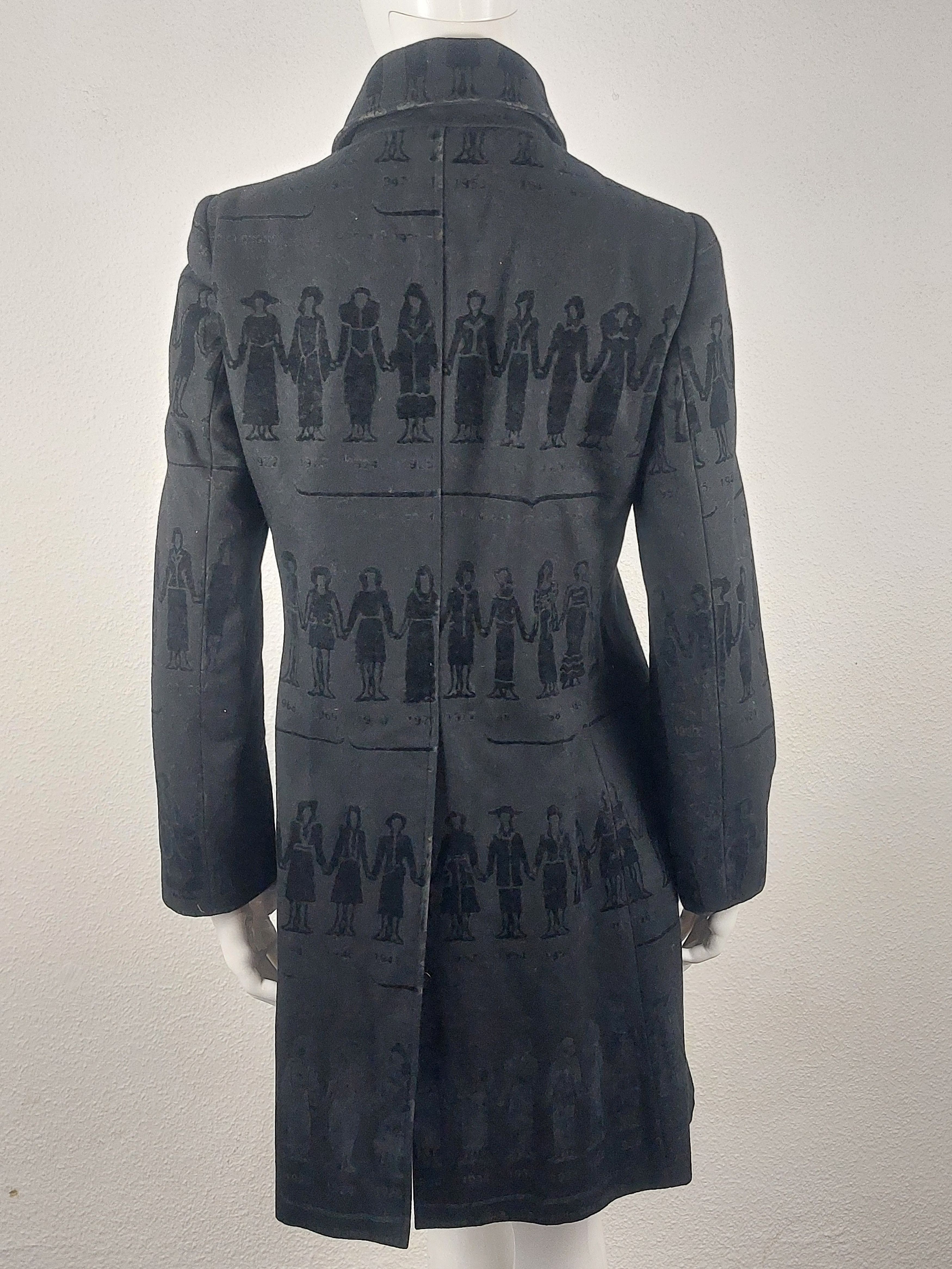 Moschino 1997 Moschino Fashion History Women Velvet Jacket Coat Size L / US 10 / IT 46 - 8 Thumbnail