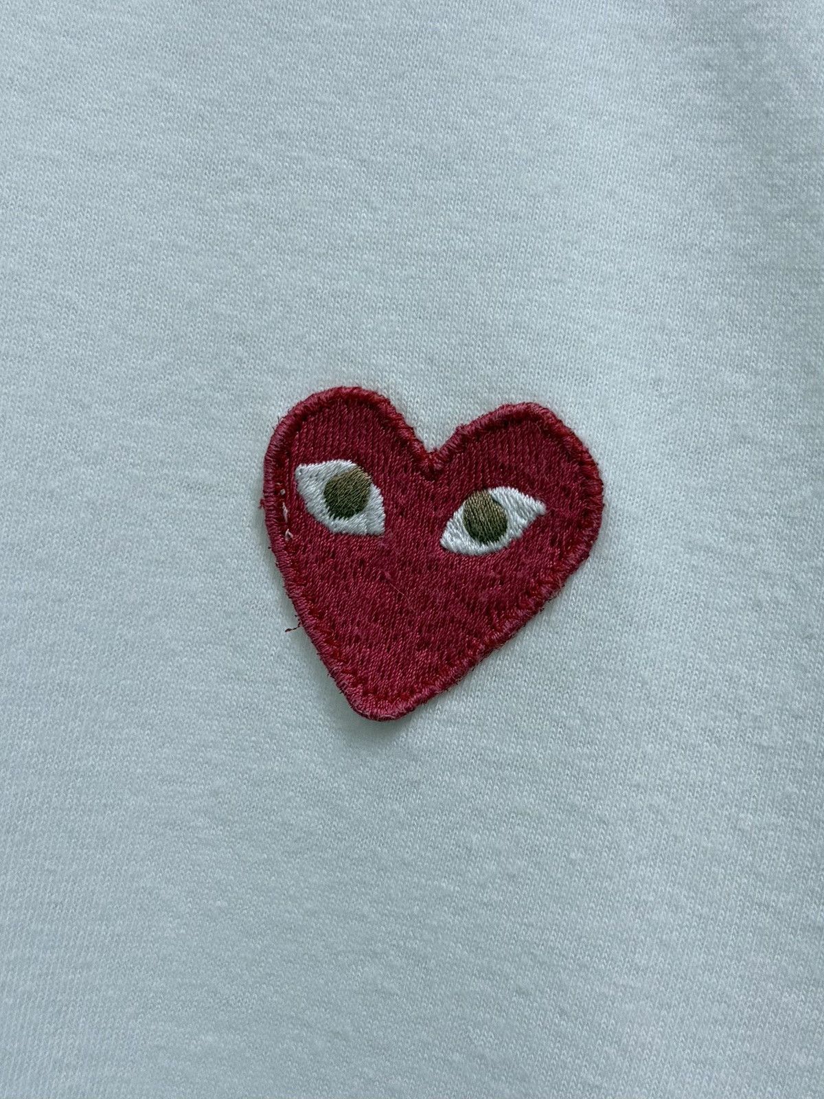 Comme des Garcons PLAY AD2008 Comme des Garcons PLAY Half Heart Down Logo T-Shirt Size XXS / US 00 / IT 34 - 5 Thumbnail