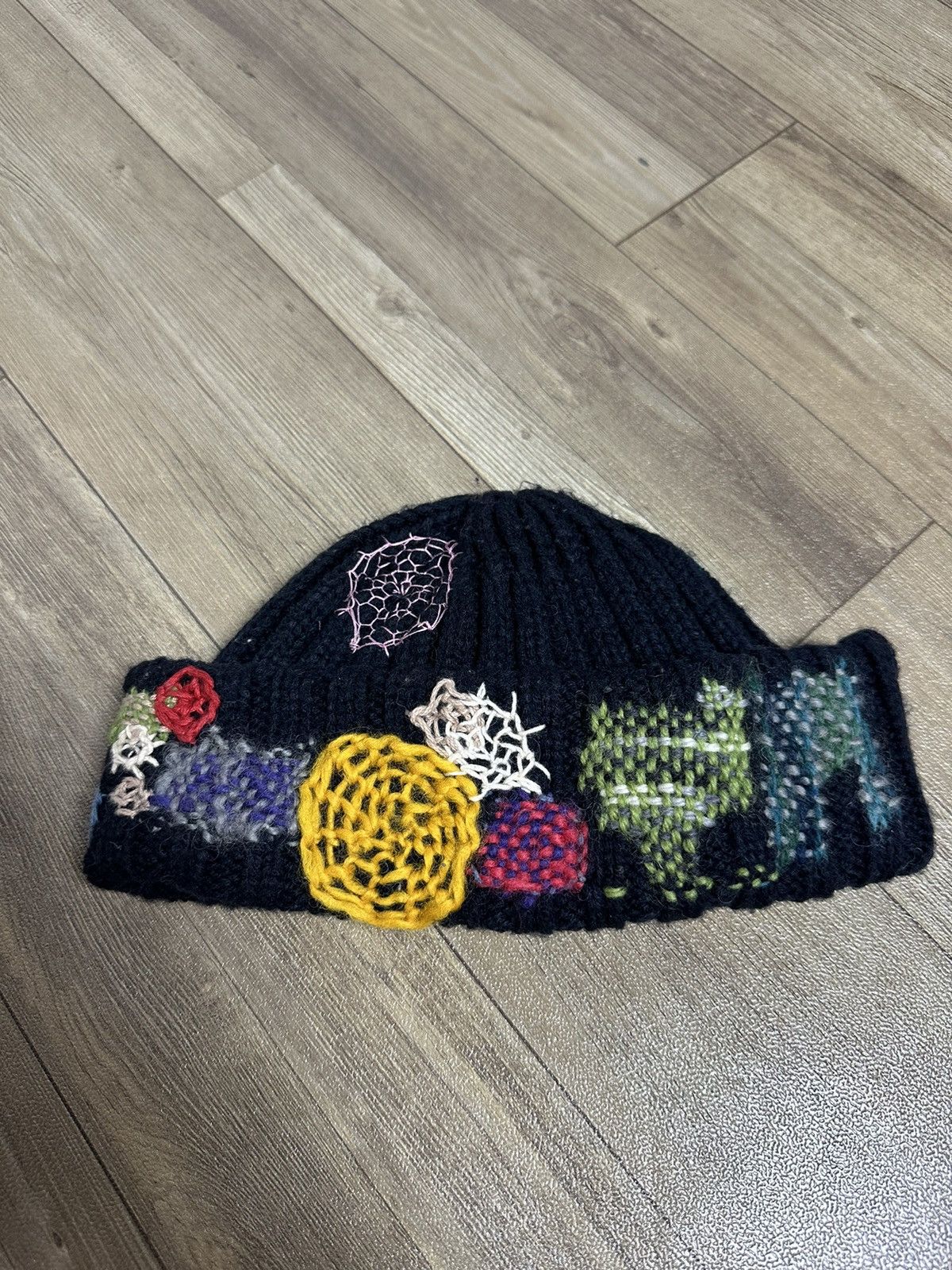 Handmade Custom Made Nice Design Art Knitted Spider Beanie Hats Size ONE SIZE - 10 Thumbnail