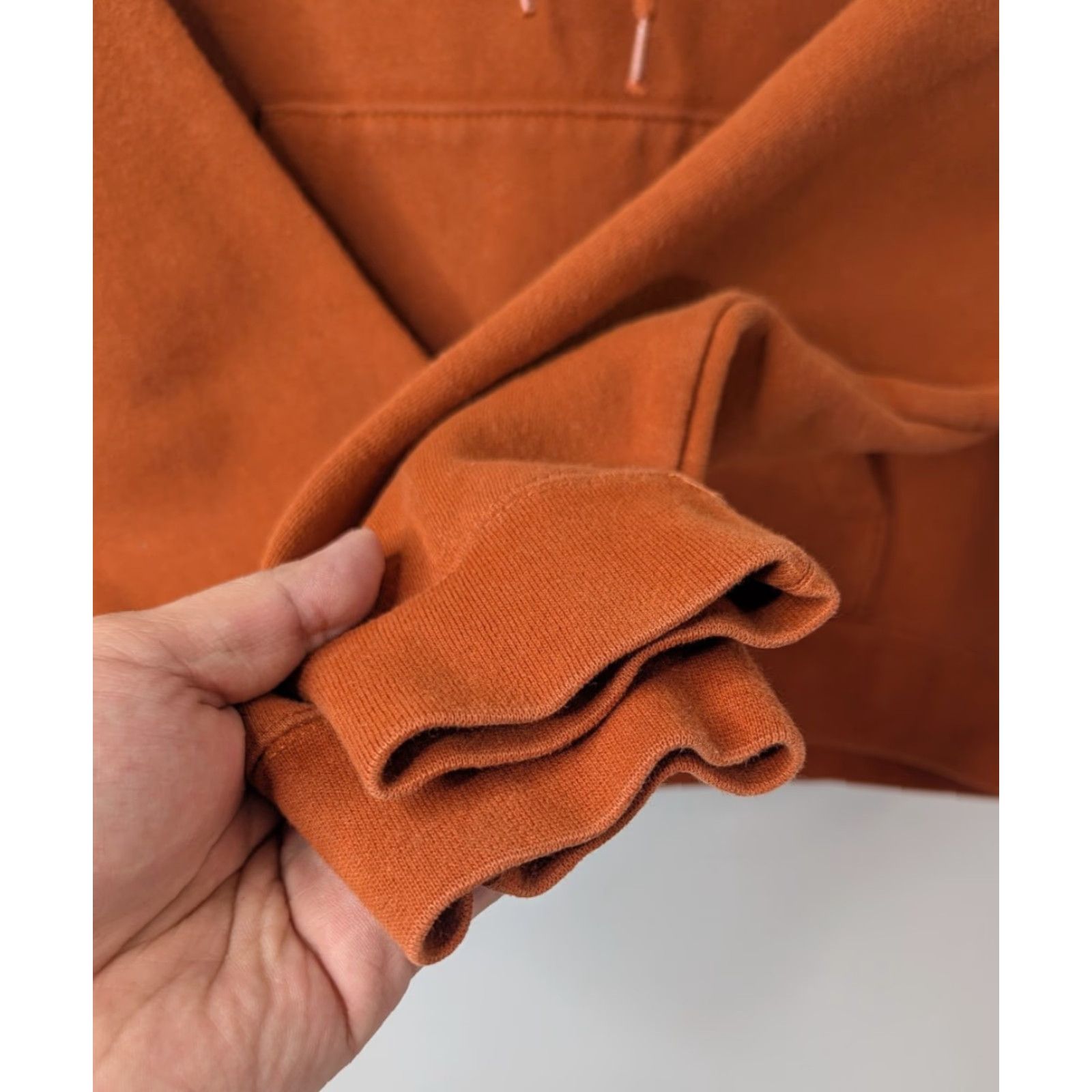 Obey OBEY Flower Embroidered Orange Pullover Hoodie Women’s Size Small Size S / US 4 / IT 40 - 3 Thumbnail