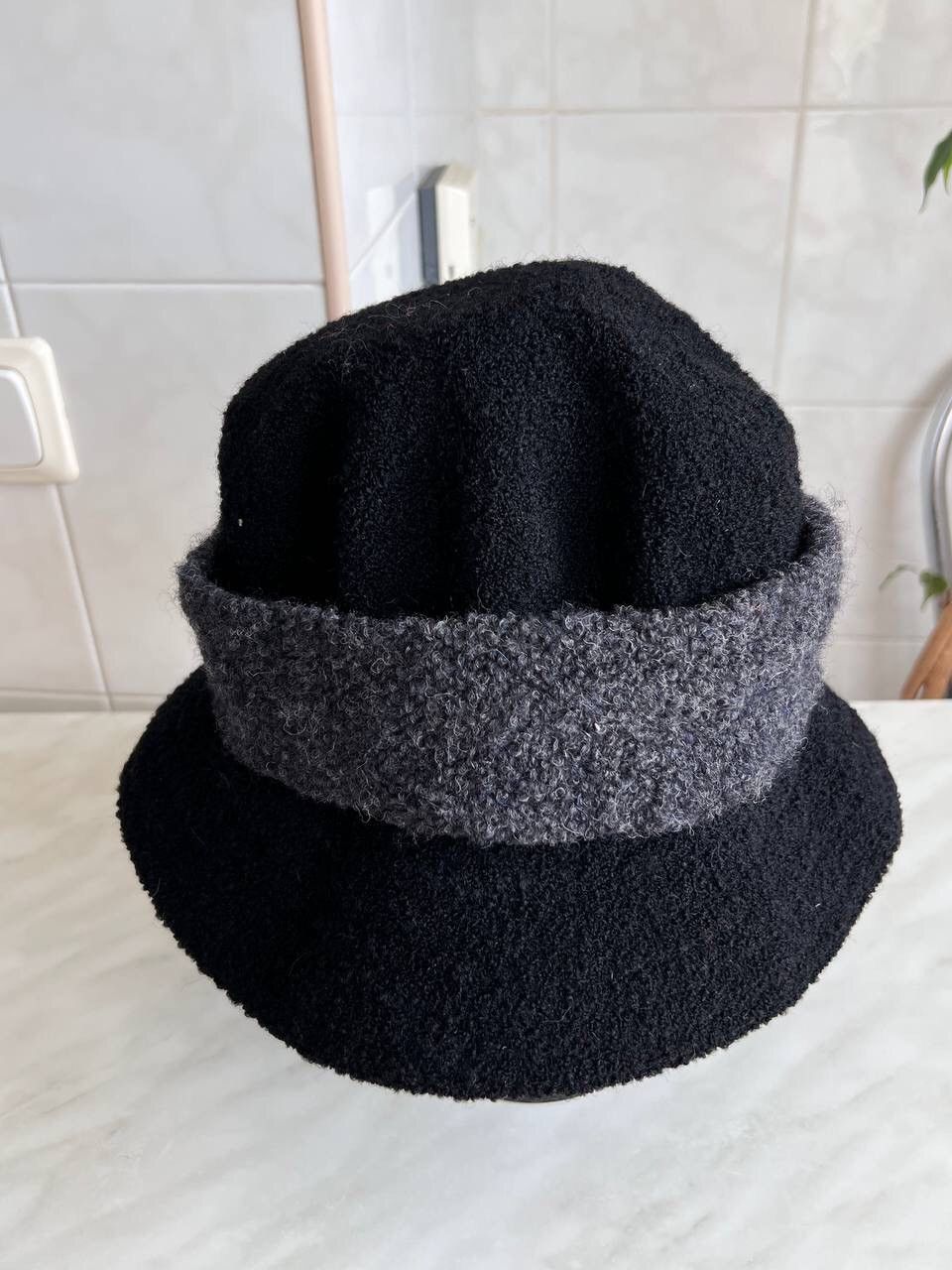 Kangol × Vintage Kangol vintage 99 mens bucket hat avant-garde geometric form Size 38 - 4 Thumbnail