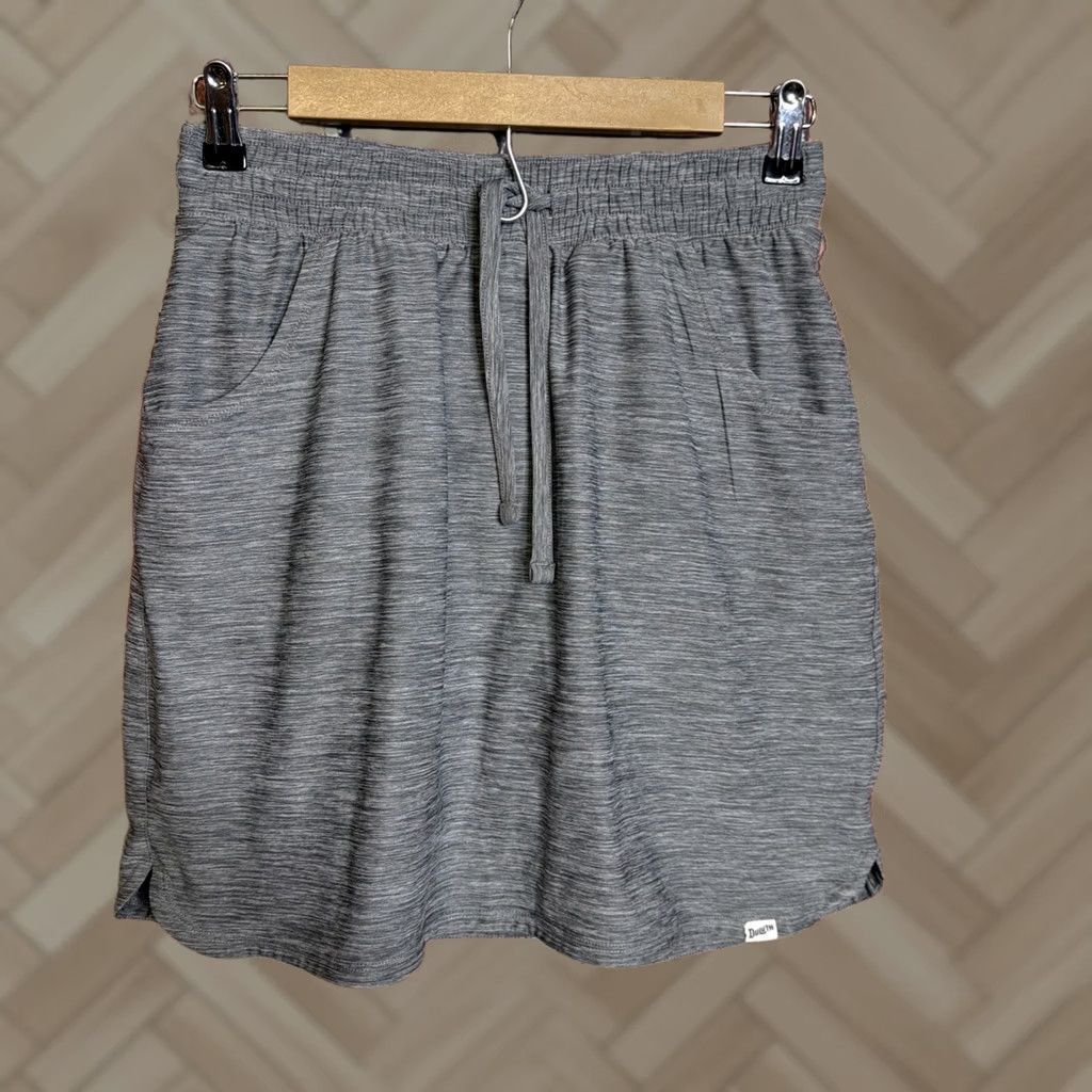 Duluth Trading Company Duluth Trading Co Skort Womens XS Gray Athletic Drawstring Pockets Quick Dry Golf Hiking Tennis Walking Lightweight Short Size ONE SIZE - 1 Thumbnail