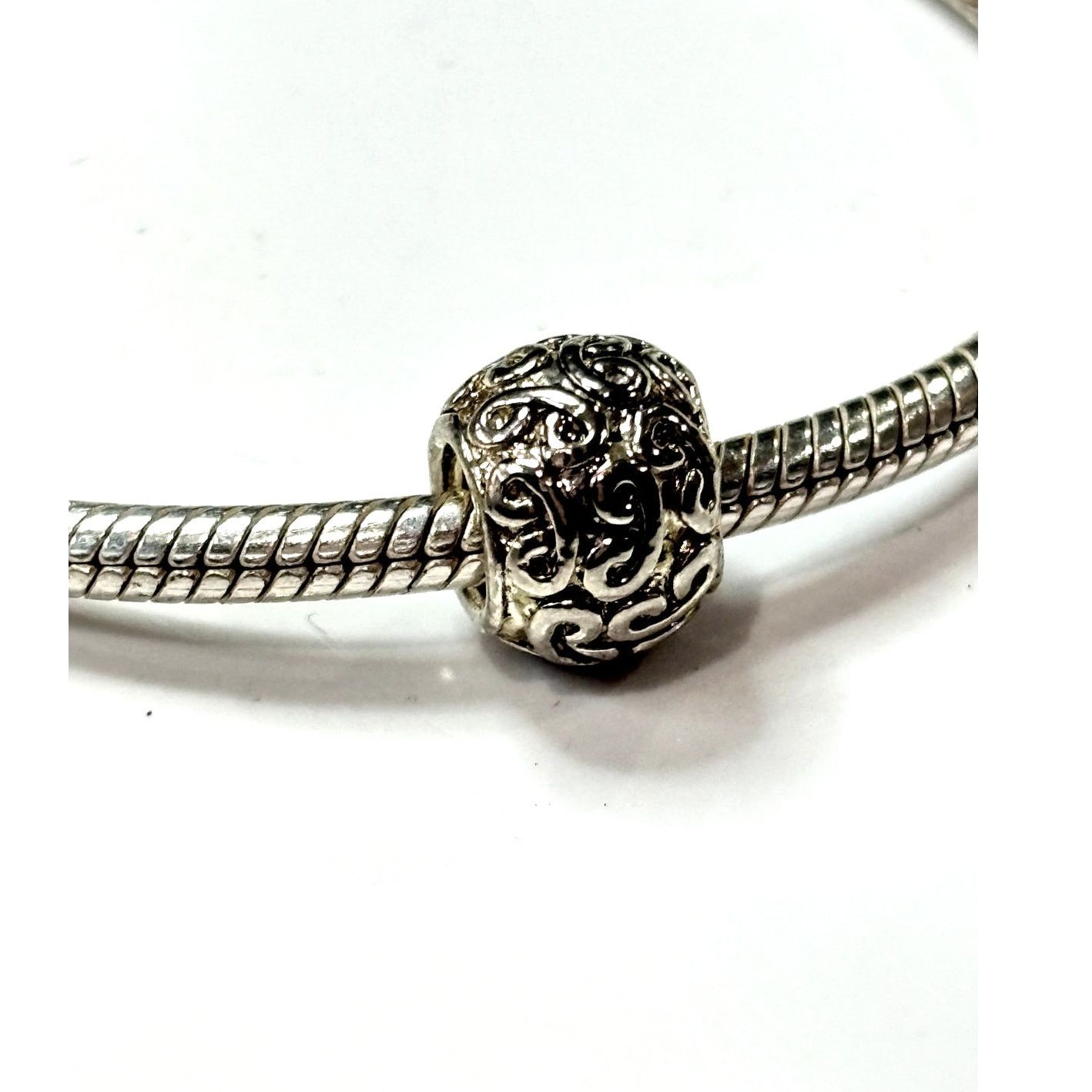 Other STERLING SILVER Women's Solid Squiggly Bead Charm Size ONE SIZE - 1 Thumbnail
